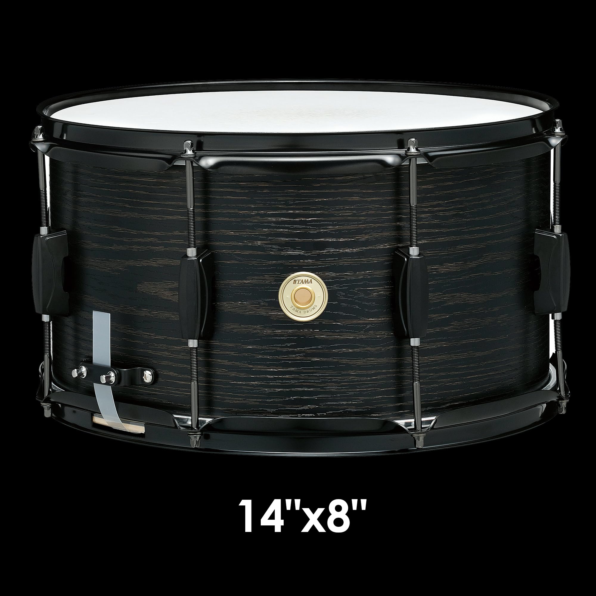 Amazon.com: Tama Woodworks Snare Drum - 8 x 14-inch - Black Oak