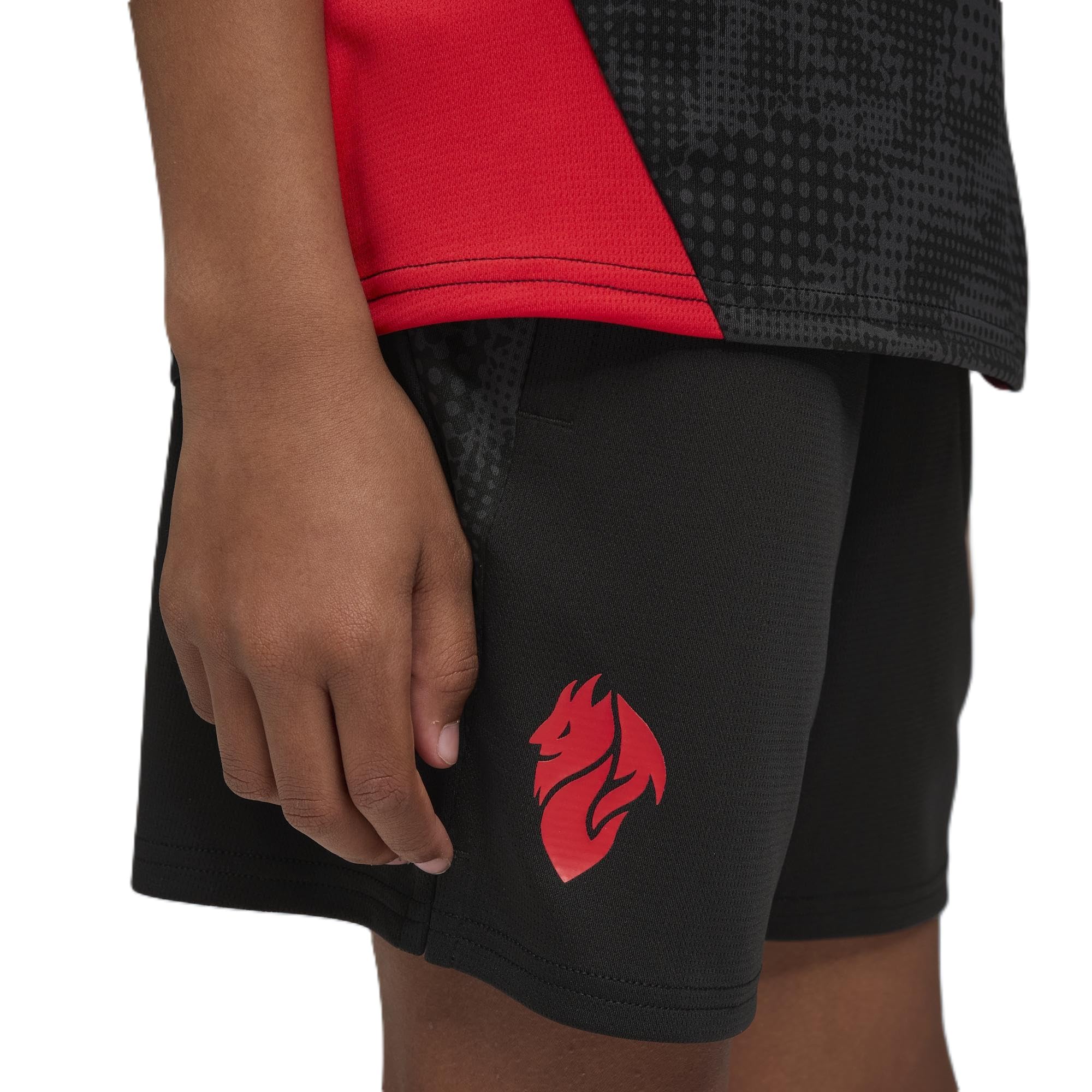 A.C. Milan - Pantaloncini Training con Tasche Bambino, Shorts Gara da Allenamento, Stagione 2025/2026, Prodotto Ufficiale, Bambino