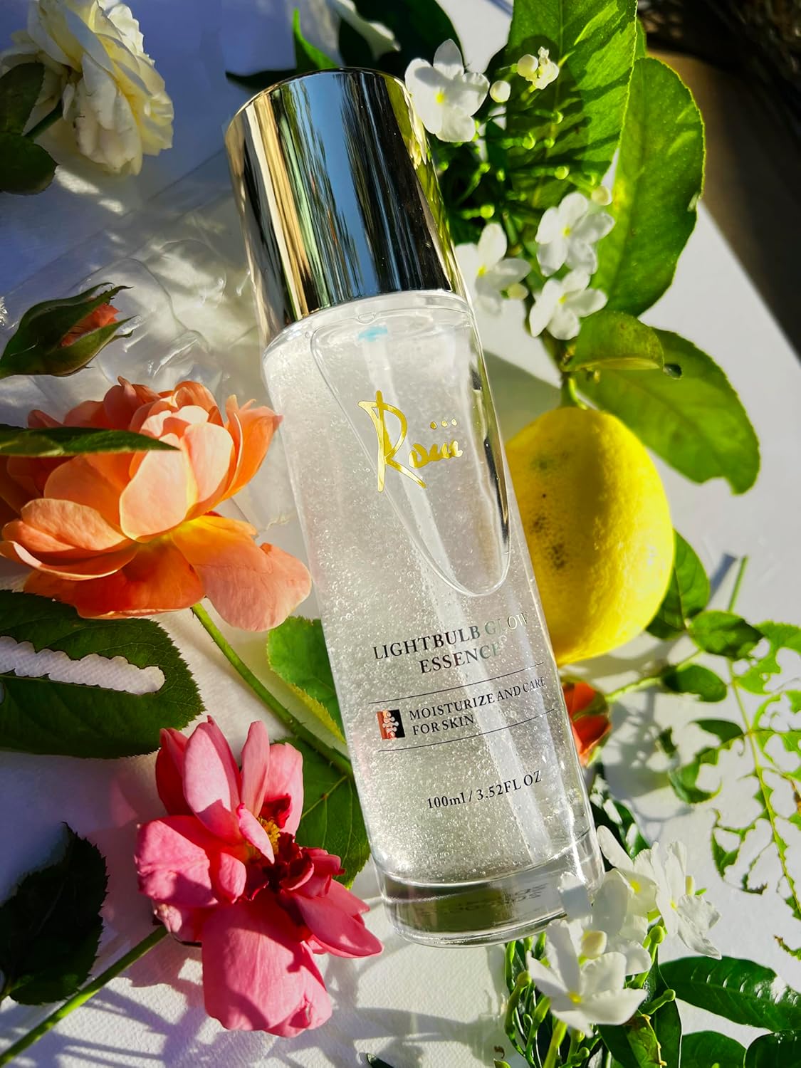 Roiii Light Bulb Glow Essence Serum - Vitamin C + Niacinamide + Hyaluronic Acid - Brightening Face Essence for Glowing Skin - Neck Reduce Dark Spots & Even Skin Tone 3.52 FL.OZ - Image 2