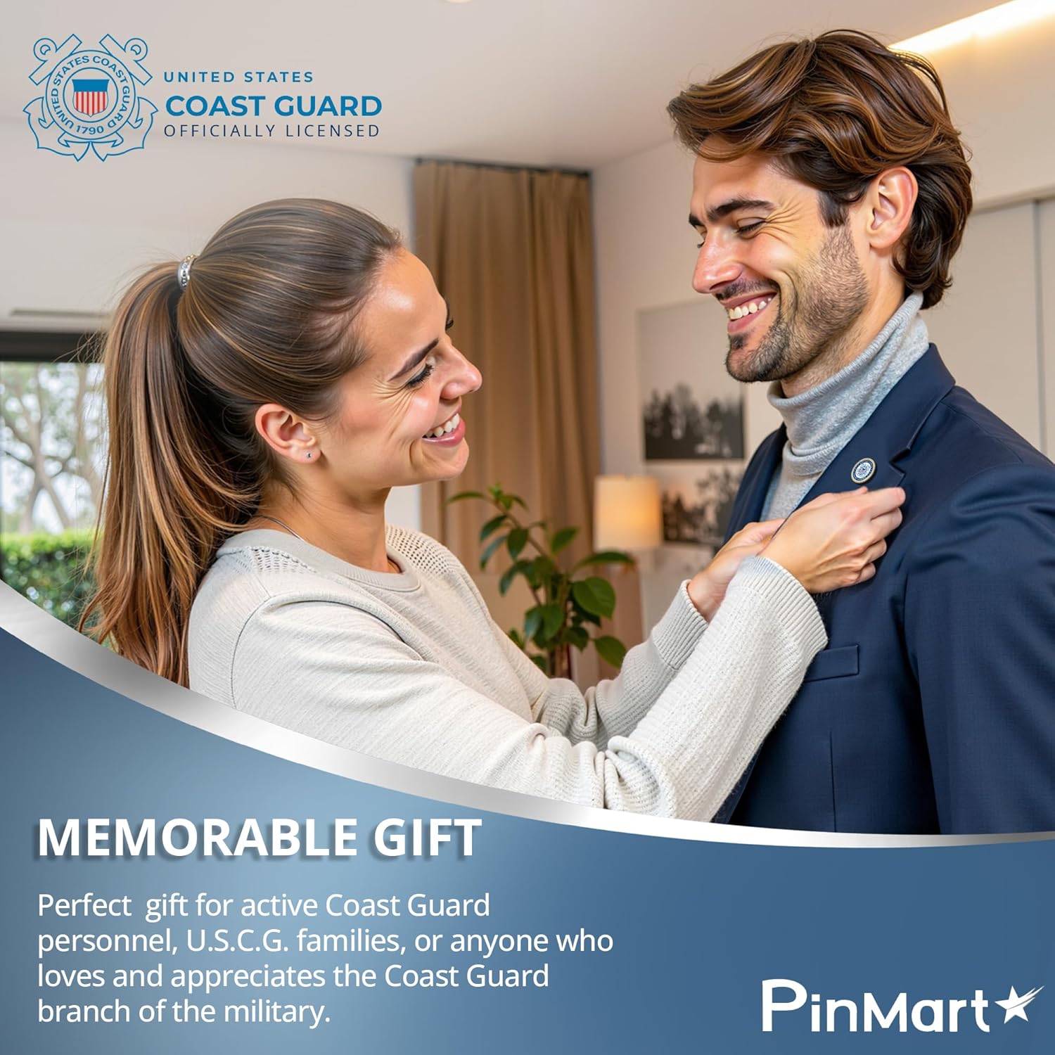 Officially Licensed U.S. Coast Guard Pin