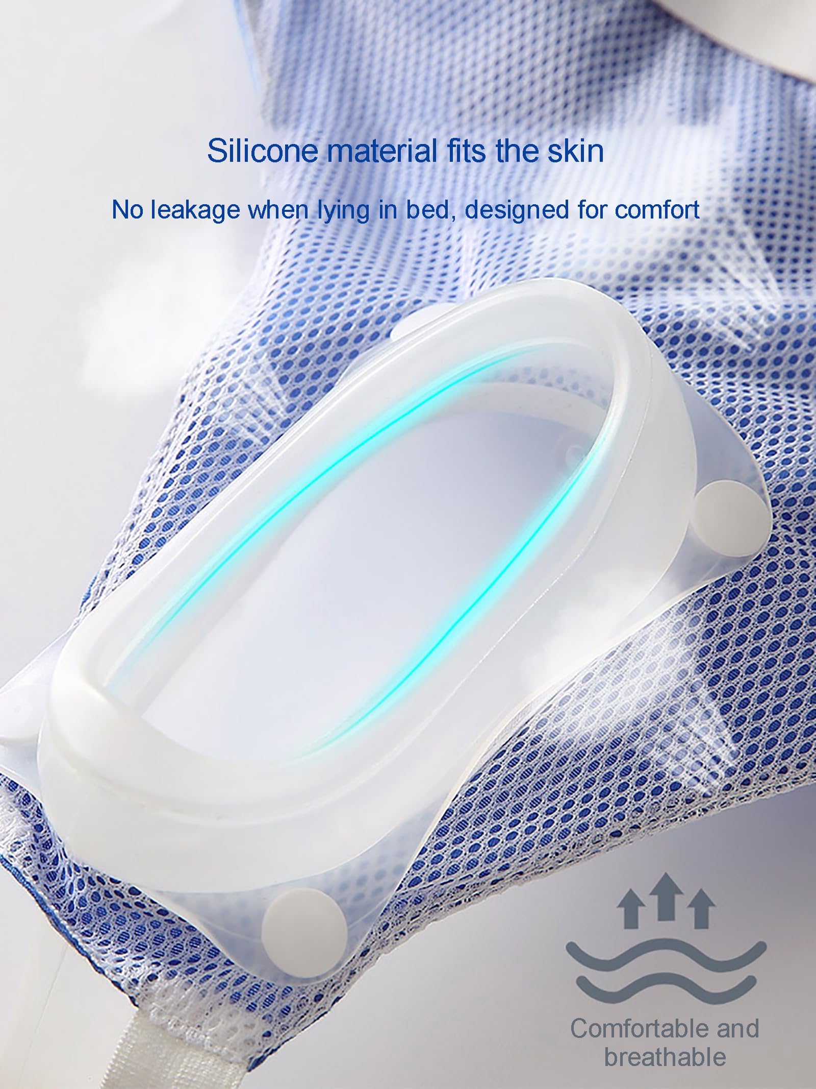 Urine Collector Premium Orinatoio Elettrico Cintura Regolabile Elastica Alta 3000 ml Grande capacità Nessuna Perdita