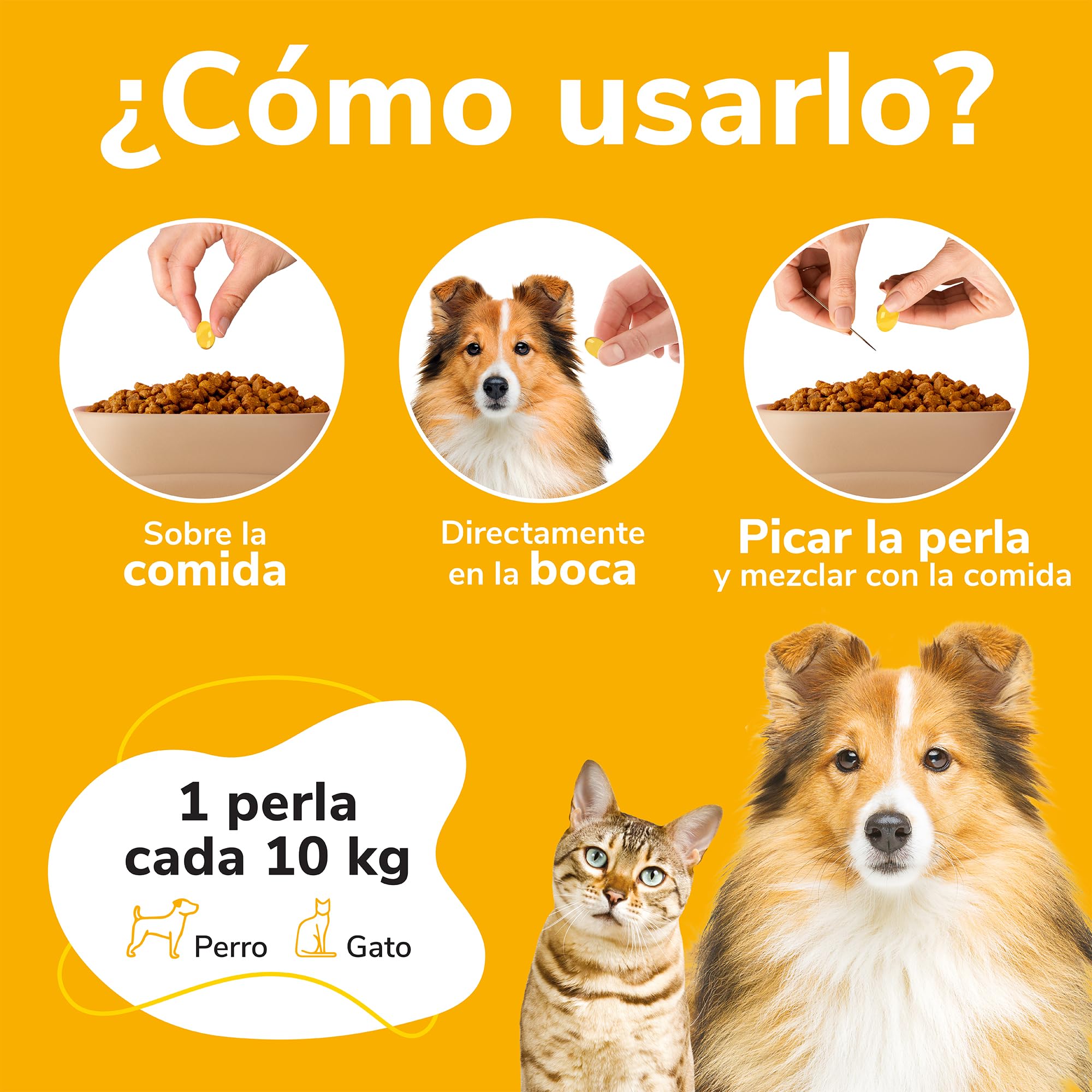 Omniomega Hifarmax - Vitaminas para Perros y Gatos, Suplemento Omega 3 con Vitamina E | Suplementos Alimenticios para Perro y Gato | Omega 3 Perros | Complementos Alimenticios | 540 Pastillas