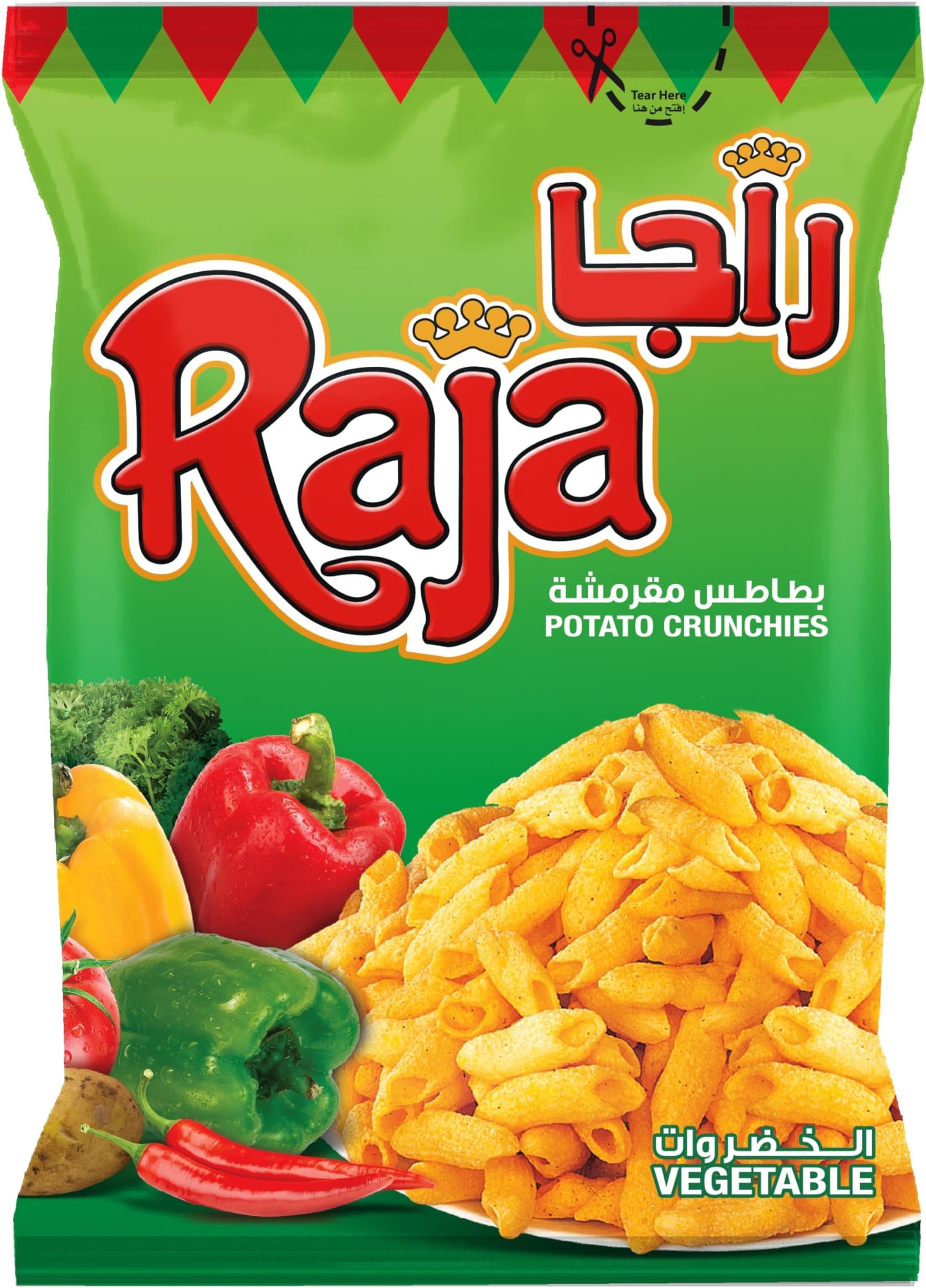 Raja Veg Potato Crunchies 120 g