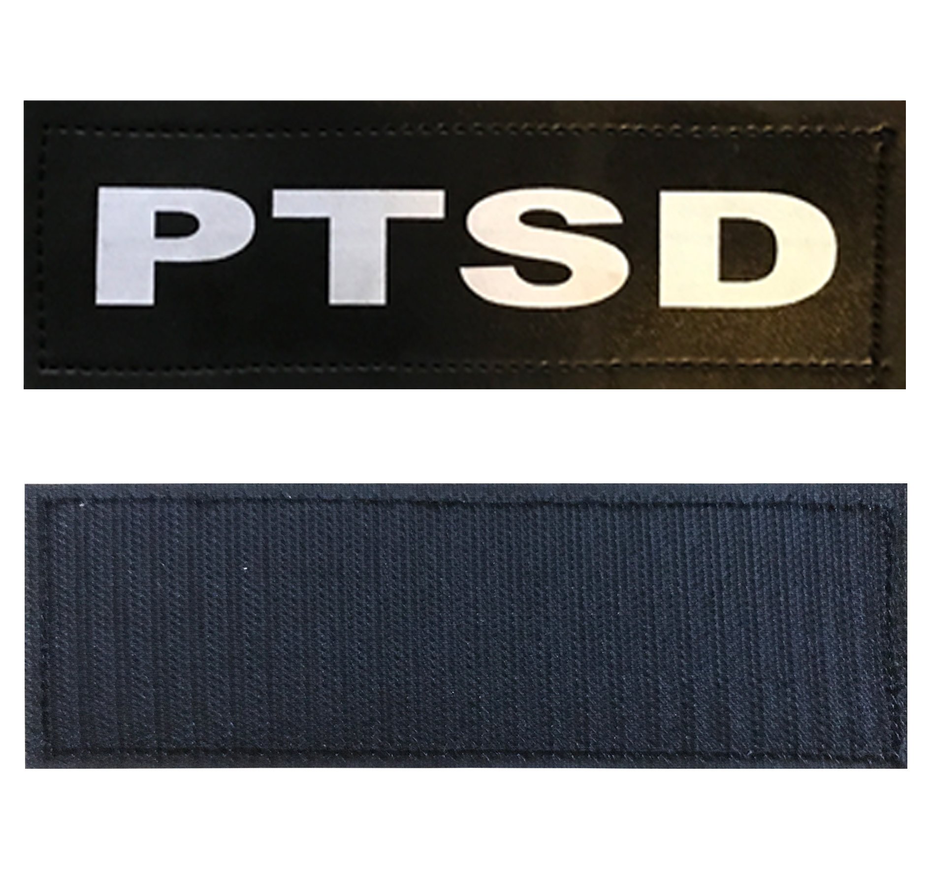 PTSD - (2) PTSD Patches for Service & Non-Service Dogs (LG - XLG)