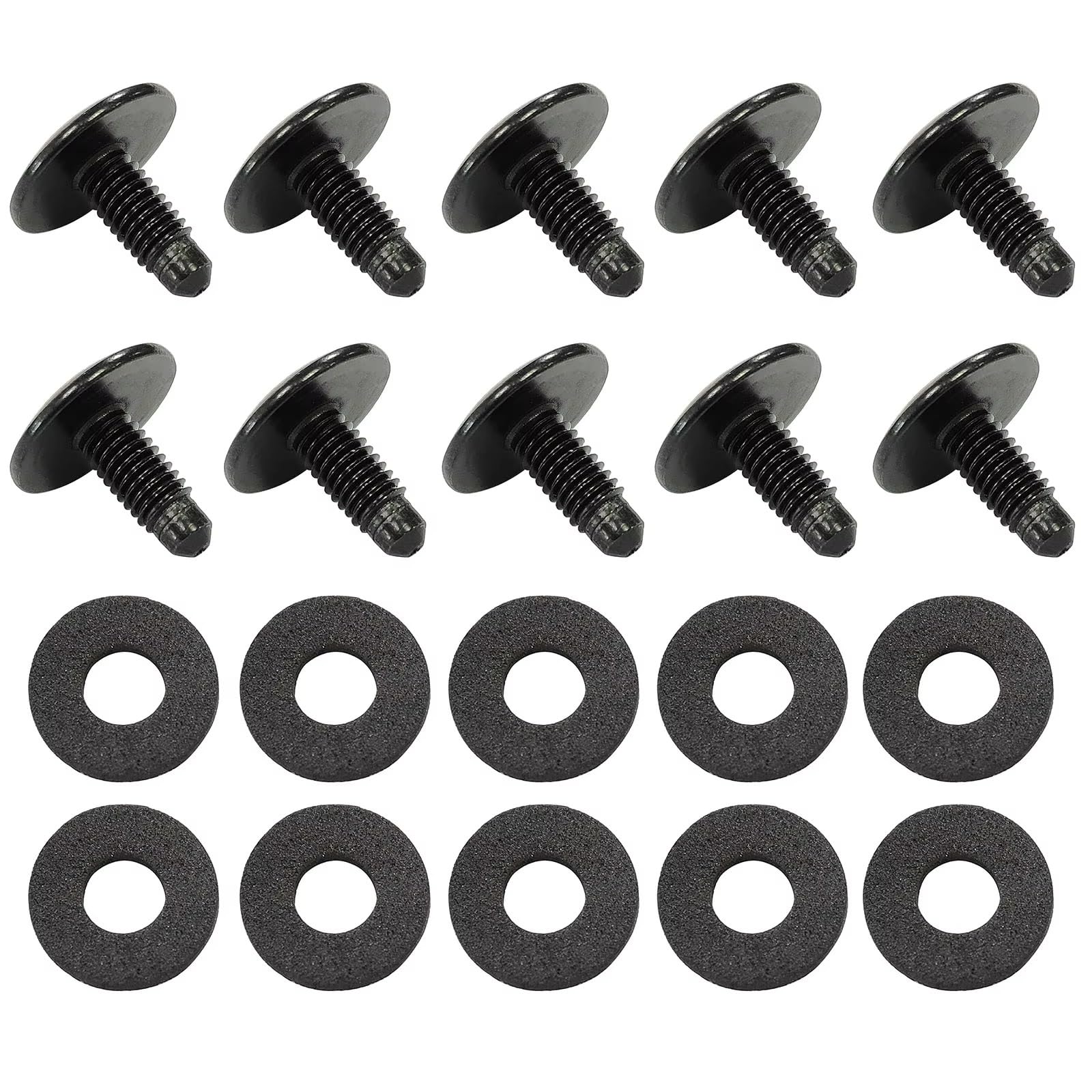 Voiture L'intérieur Pour Trafic 2015-2024 Pour Trafic (2022-2024) Trous de galerie de toit Panneau d'obturation Vis Boulons scellés WHT006148 10 pièces Garniture Voiture
