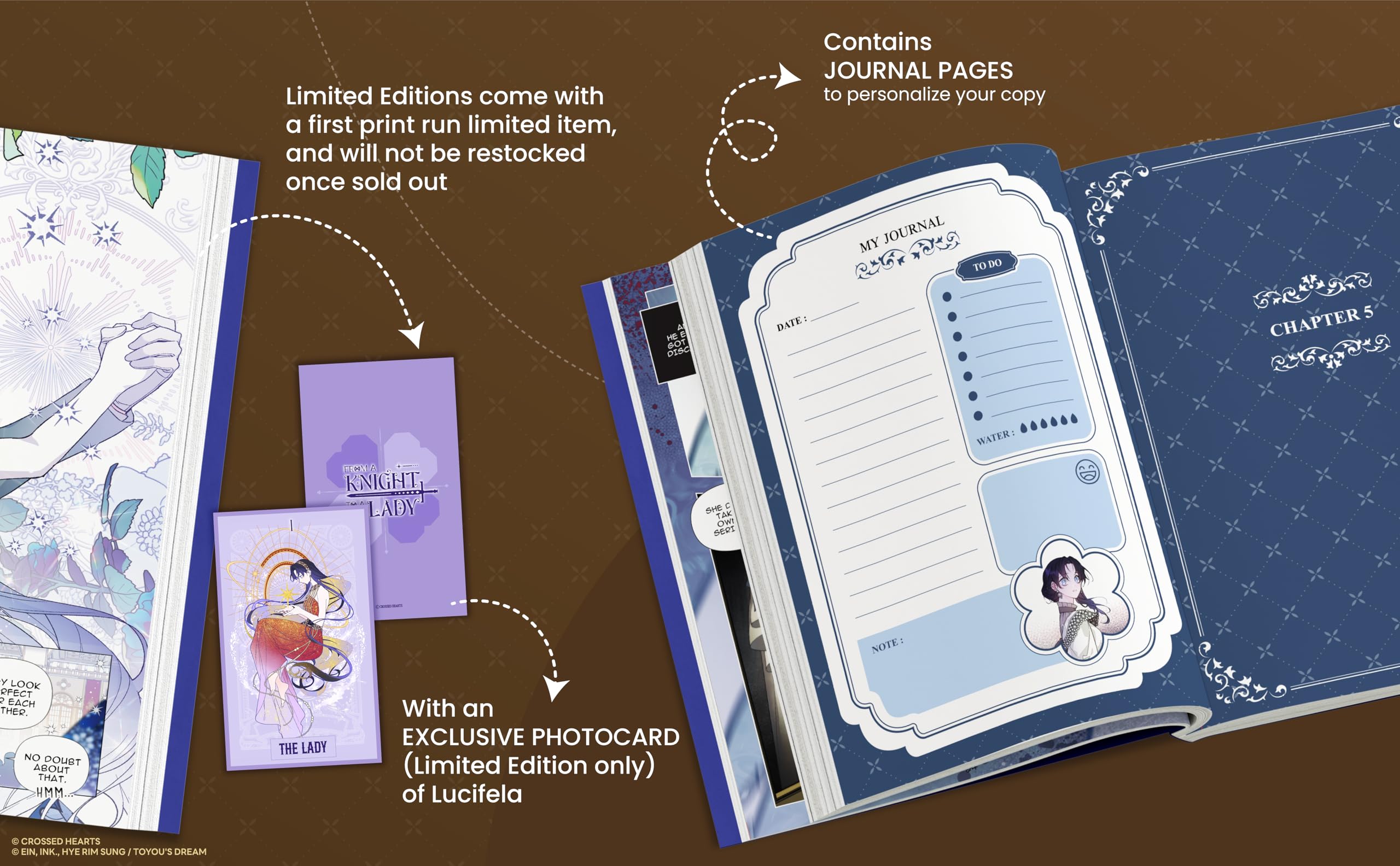 From a Knight to a Lady Volume 1: Limited Edition with Tarot Card of Lucifela
