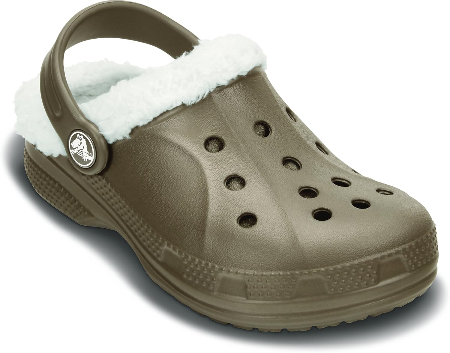 Crocs Children's Feat Lined Clog Kids,Walnut/Oatmeal,US 8/9 M - Image 5