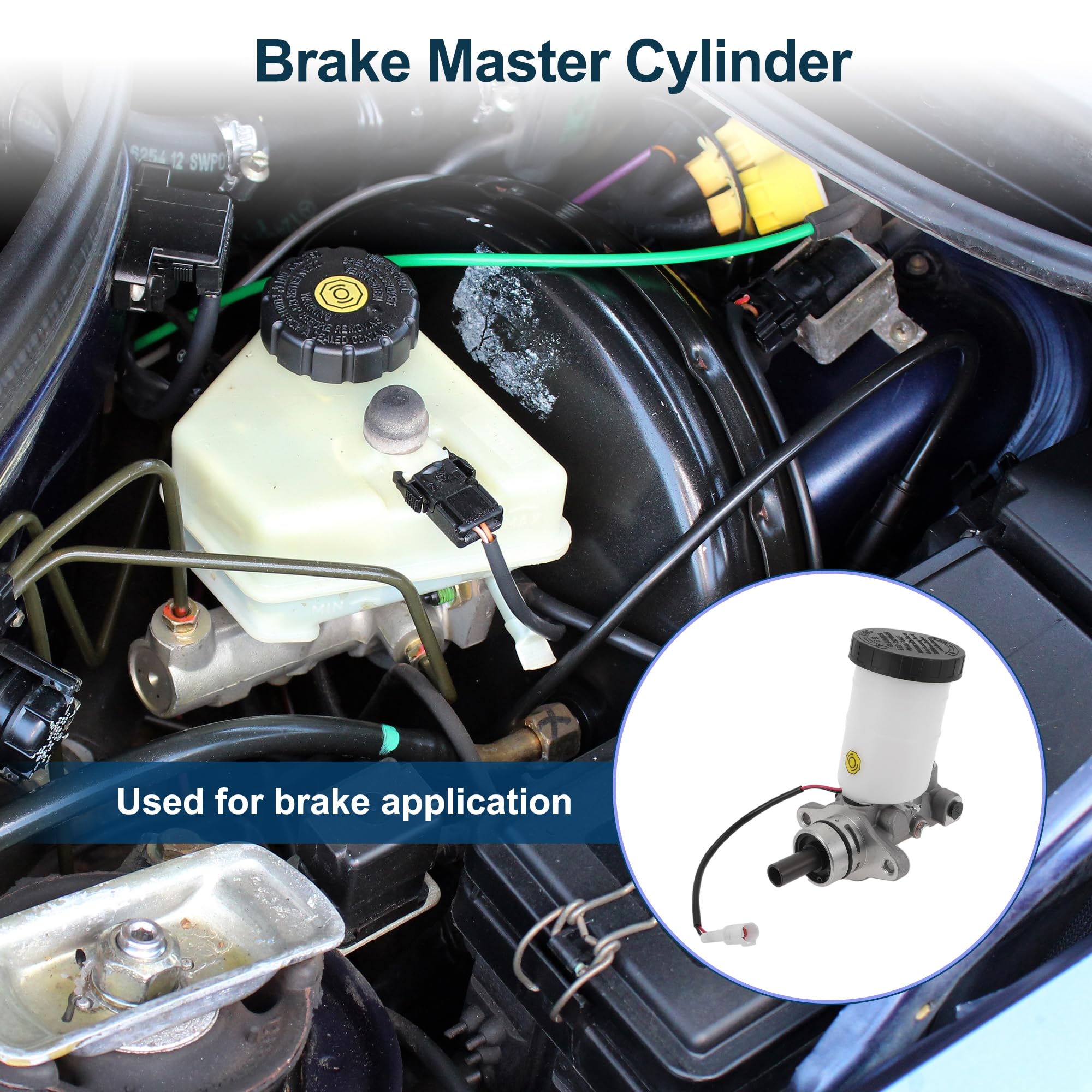 Maître-Cylindre De Frein Pour Suzuki Grand Vitara 1998-2005 Durable No.5110065D30 Compartiment Moteur Maître-Cylindre Hydraulique Avec Réservoir 1 Pièce
