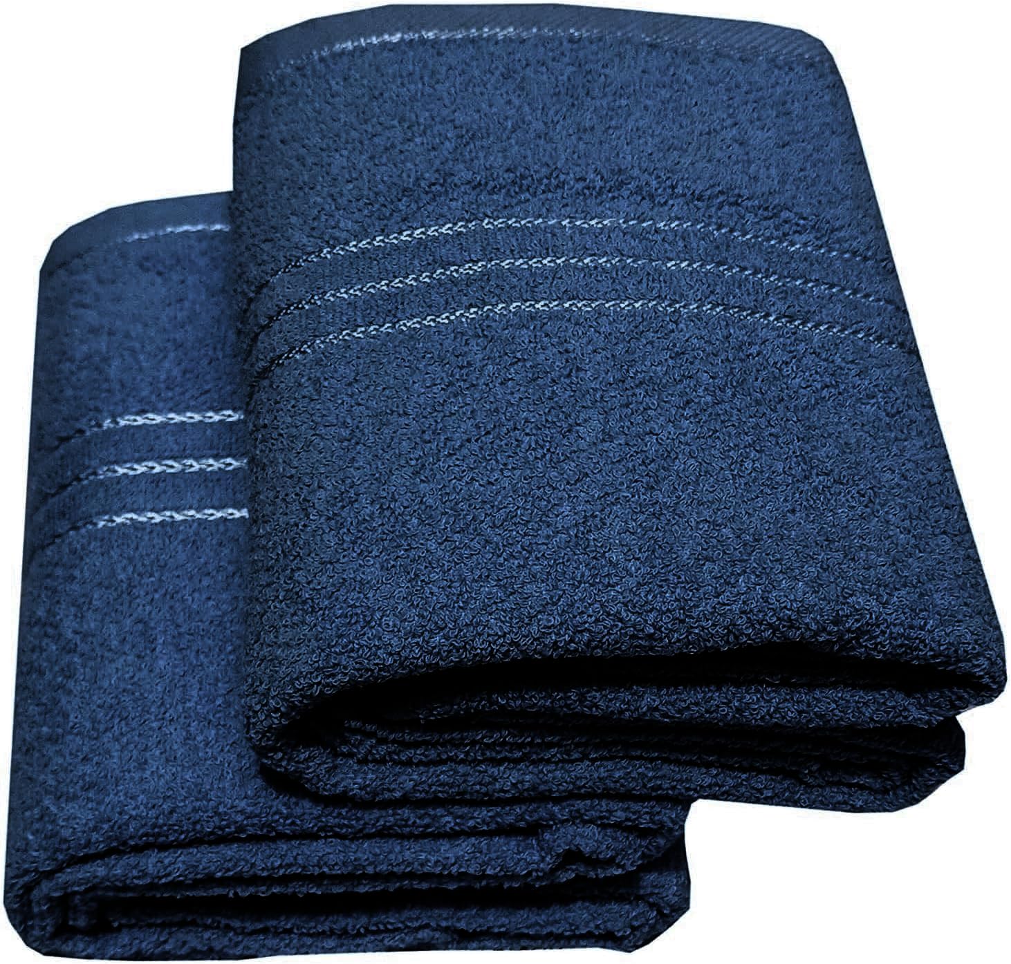 Toalla de baño extragrande jumbo de lujo (100 x 200 cm, paquete de 1-2) 100% algodón egipcio súper suave, secado rápido, ultra absorbente XXL toalla de baño grande para gimnasio, calidad hotel 600-GSM
