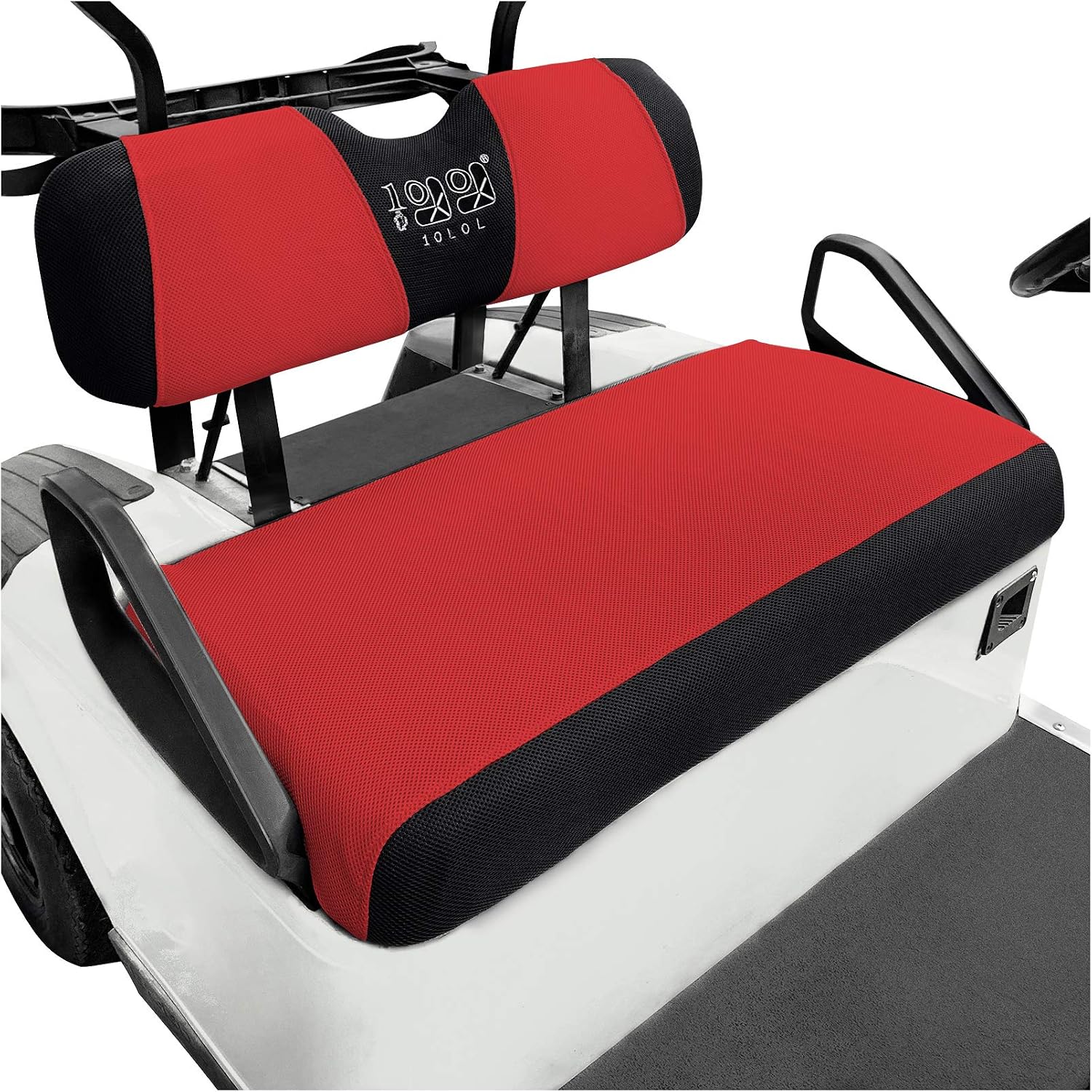 10L0L Golf Cart Seat Covers Set Fit for EZGO Club Car DS Bench Seat Covers Breathable Washable Polyester Mesh Cloth - Front or Rear Seat -Small