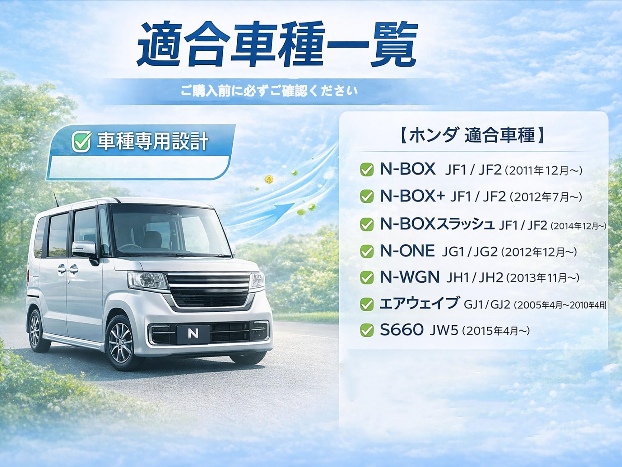 Amazon.co.jp: ホンダ車 N BOX JF1/JF2 N-ONE JG1/JG2 N-WGN JH1/JH2
