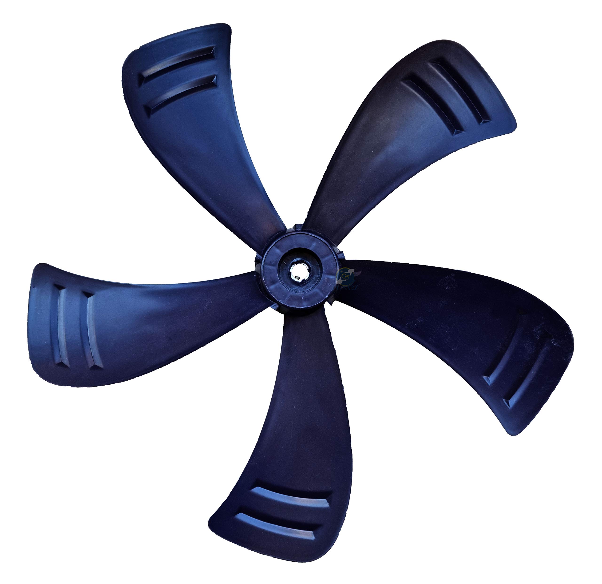 PGSA2Z® 16 Inch 5 Leaves Fan Replacement Spare Parts Standing Fan Fan Blade for Universal Household Fan Table Fanner 16inch 5 Blade Plastic Cooler Fan Clockwise