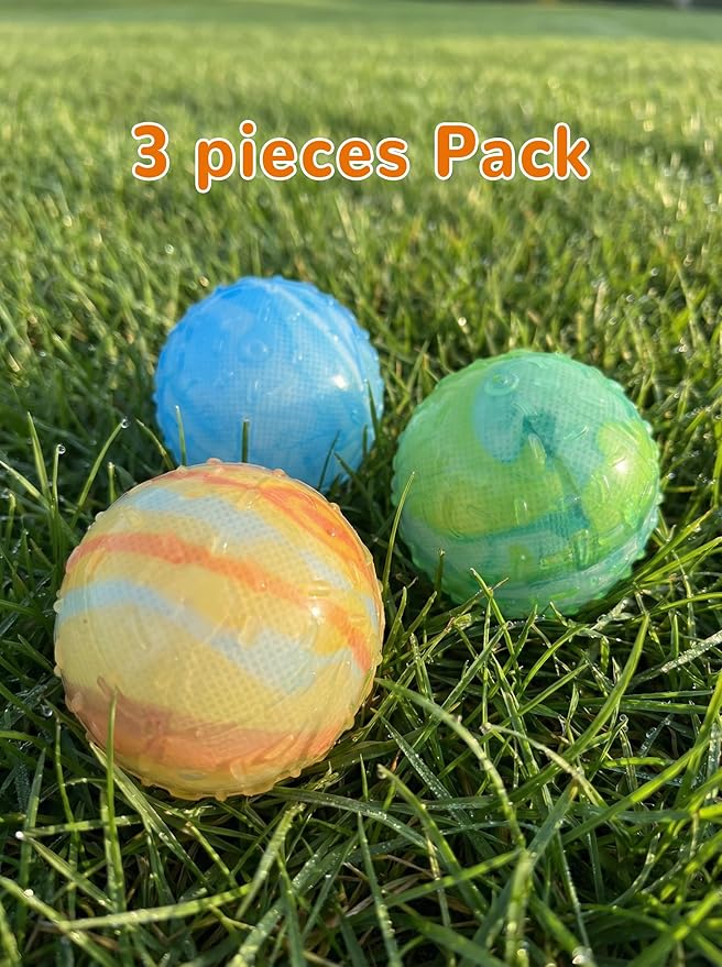 Pelotas para Perros Molaxpet Coloridas con Chirrido 3 Pack 3" miniatura 7