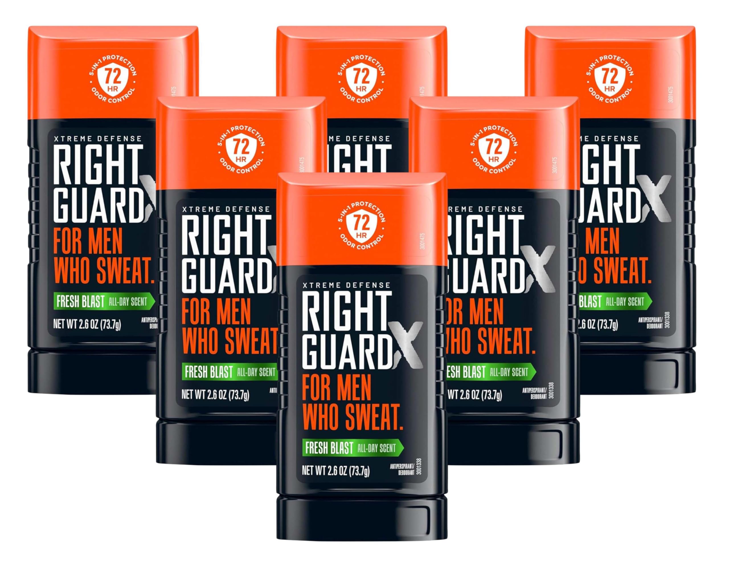 Amazon.com : Right Guard Xtreme Defense Fresh Blast Solid 2.6
