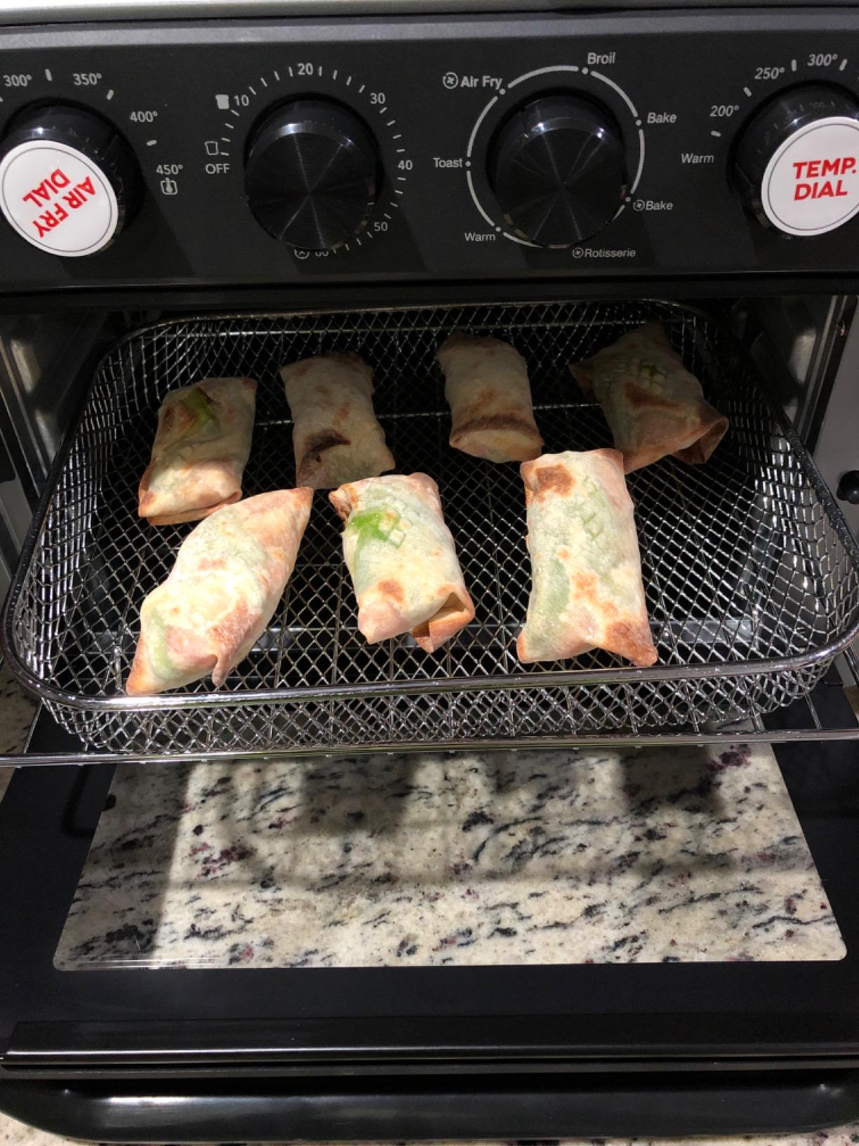 DASH Chef Series Air Fry Oven Forno Elettrico 23L - 7 In 1: Friggitrice Ad Aria E Girarrosto (Grafite)