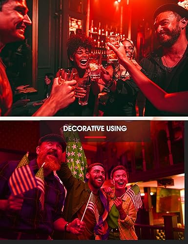 Miniatura 9 de LOHAS Bombillas verdes de inundación, LED BR30 de Navidad, luz de inundación verde puro equivalente a 65 W, base E26 de color de 11 W, para