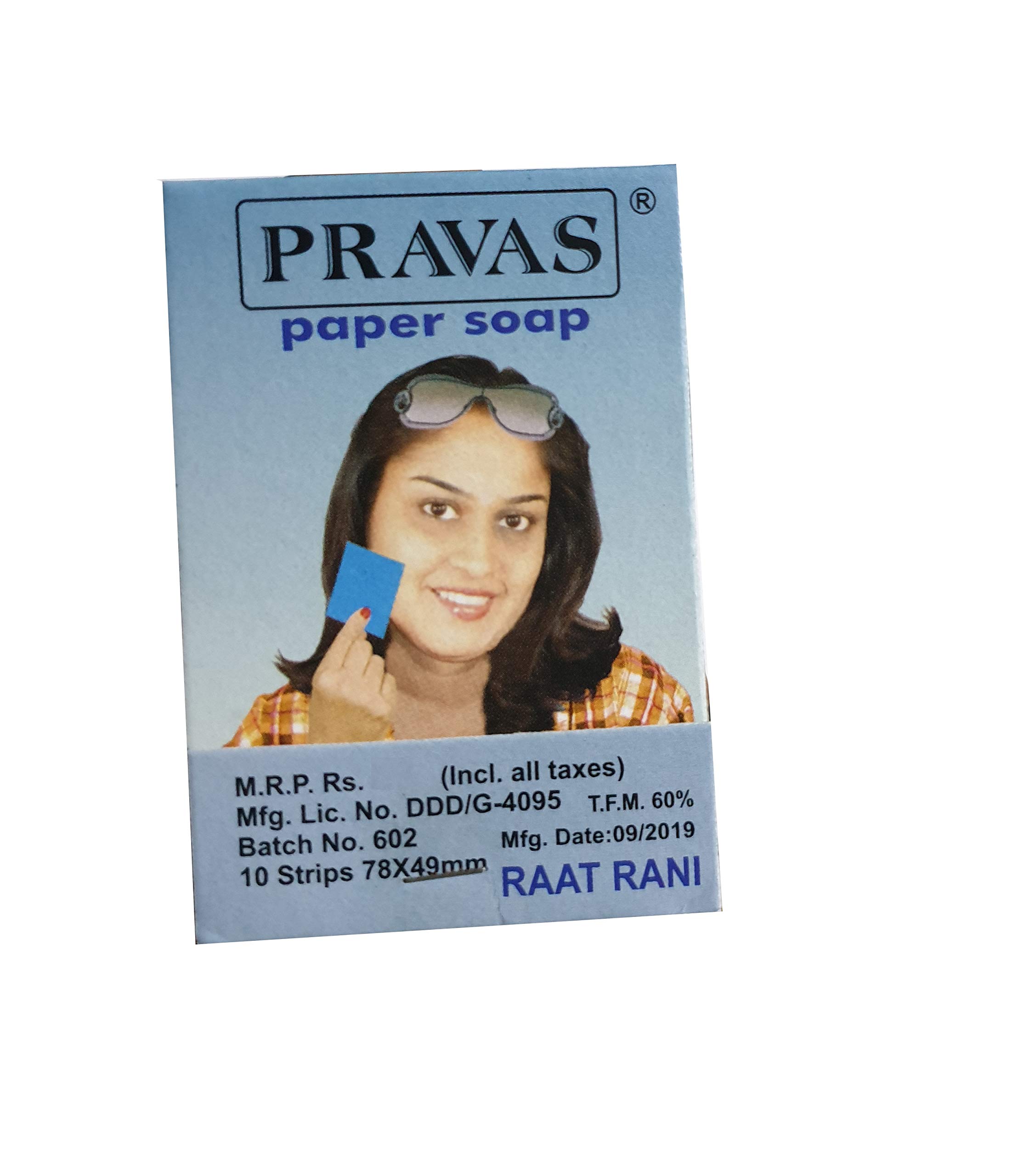 Paper Soap Strips For Hand Wash (10 strips in each pack)-pack of 6 total 60 strips