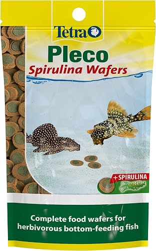 Tetra Pleco Spirulina Wafers Complete Food for Herbivores Bottom Feeding Fish 42 g