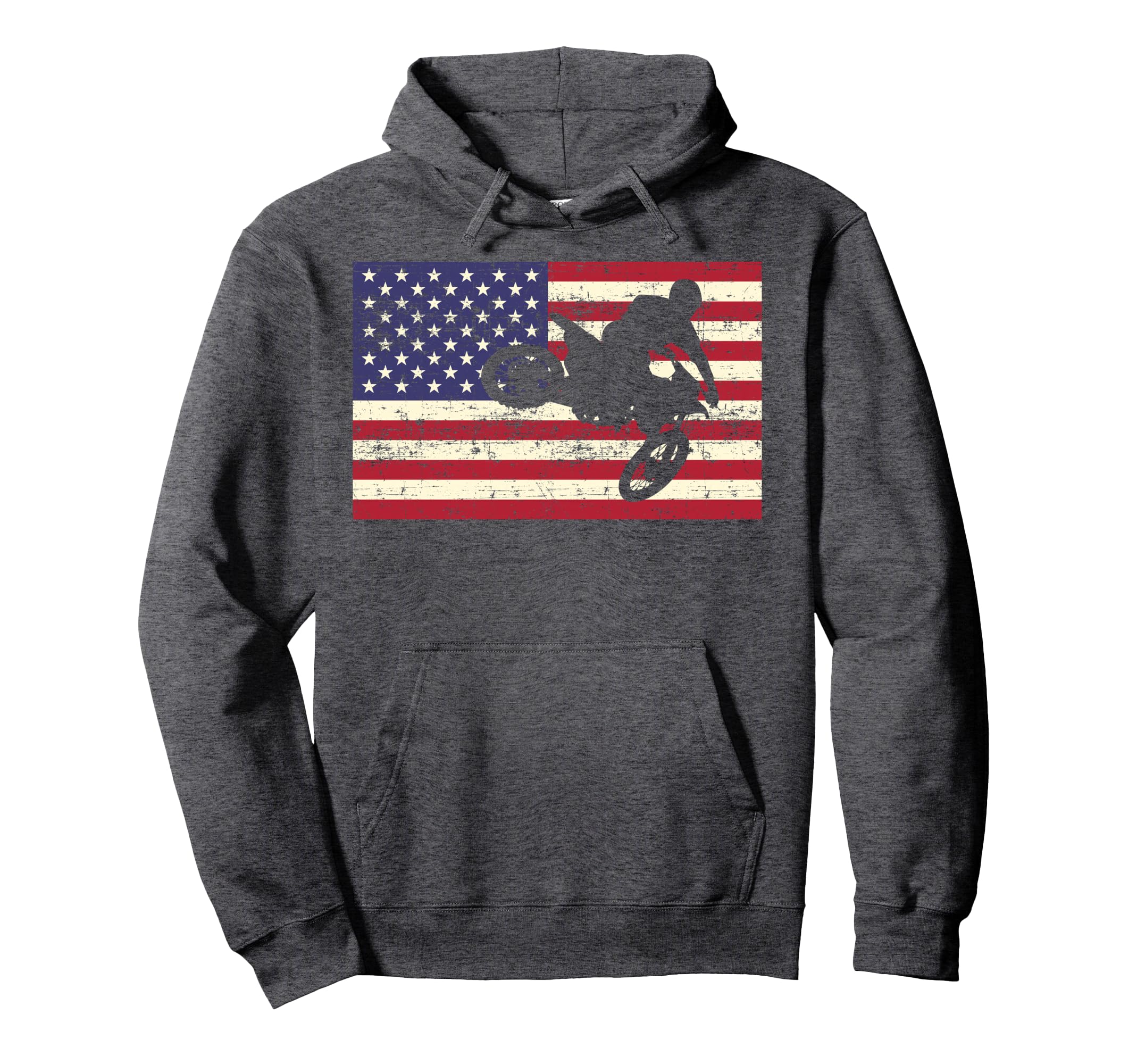 Motocross Dirt Bike Enduro American Flag Shirts 33 Dirt Bike American Flag Hoodie | Motocross Enduro Hoodie Pullover Hoodie