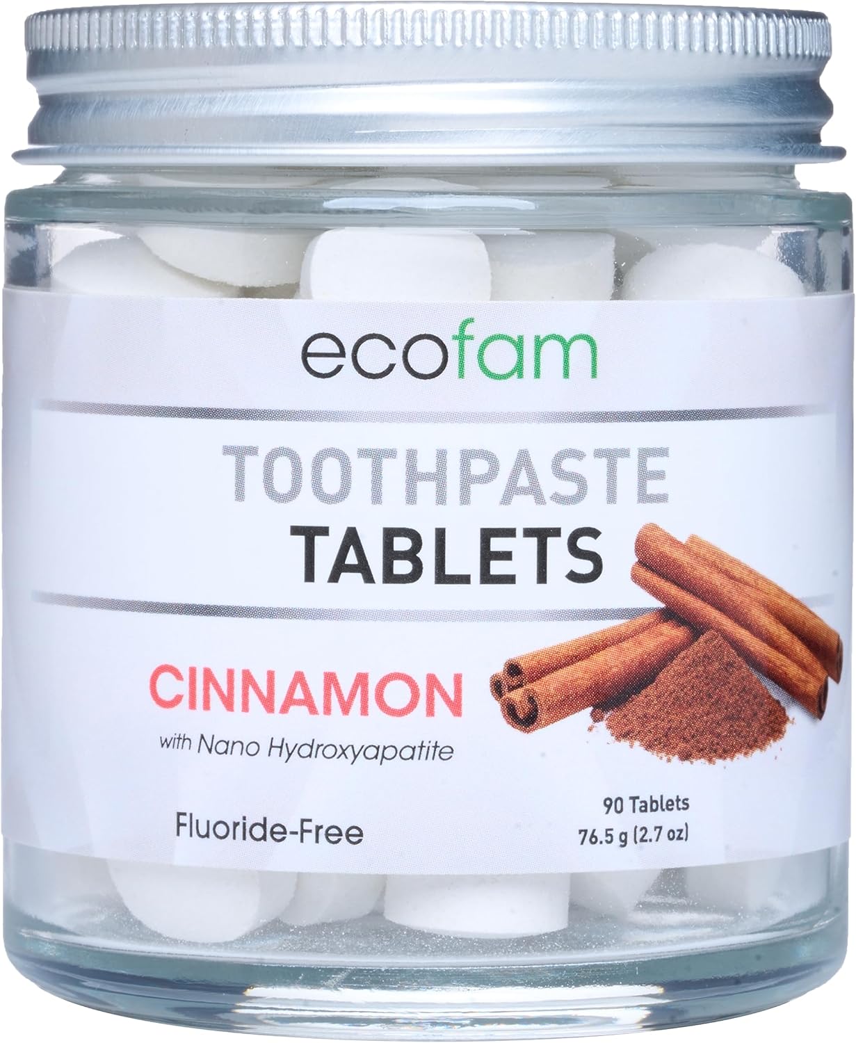 Ecofam Toothpaste Tablets Cinnamon Chewable Toothpaste