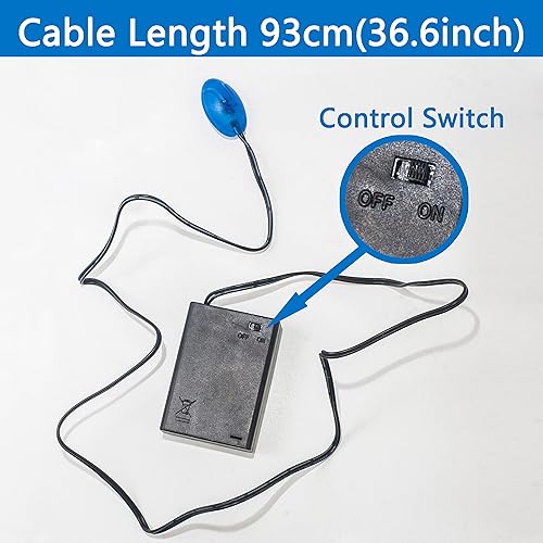 Miniatura 6 de Alarma falsa para automóvil, alarma simulada para automóvil, baterías incluidas, luz LED roja que simula sistema de seguridad de imitación, lámpara