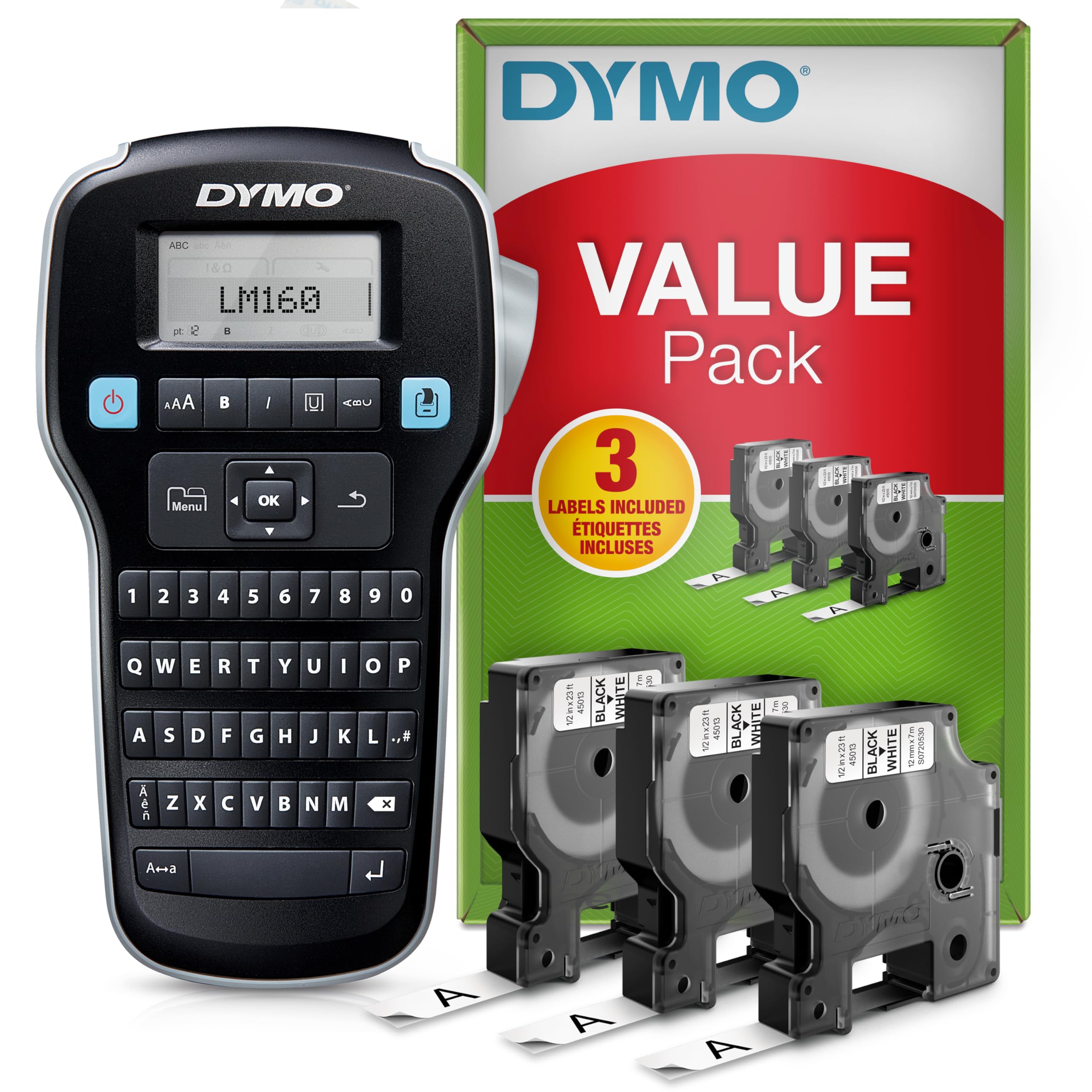 Dymo Labelmanager 160P Value Pack
