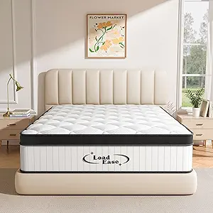 Mattress Queen Size, 12 Inch Queen Hybrid Mattress in a Box, Memory Foam with Firm Individually Wrapped Pocket Springs, Pressure Relief & Motion Isolation, CertiPUR-US Certified, 60" x 80" x 12"
