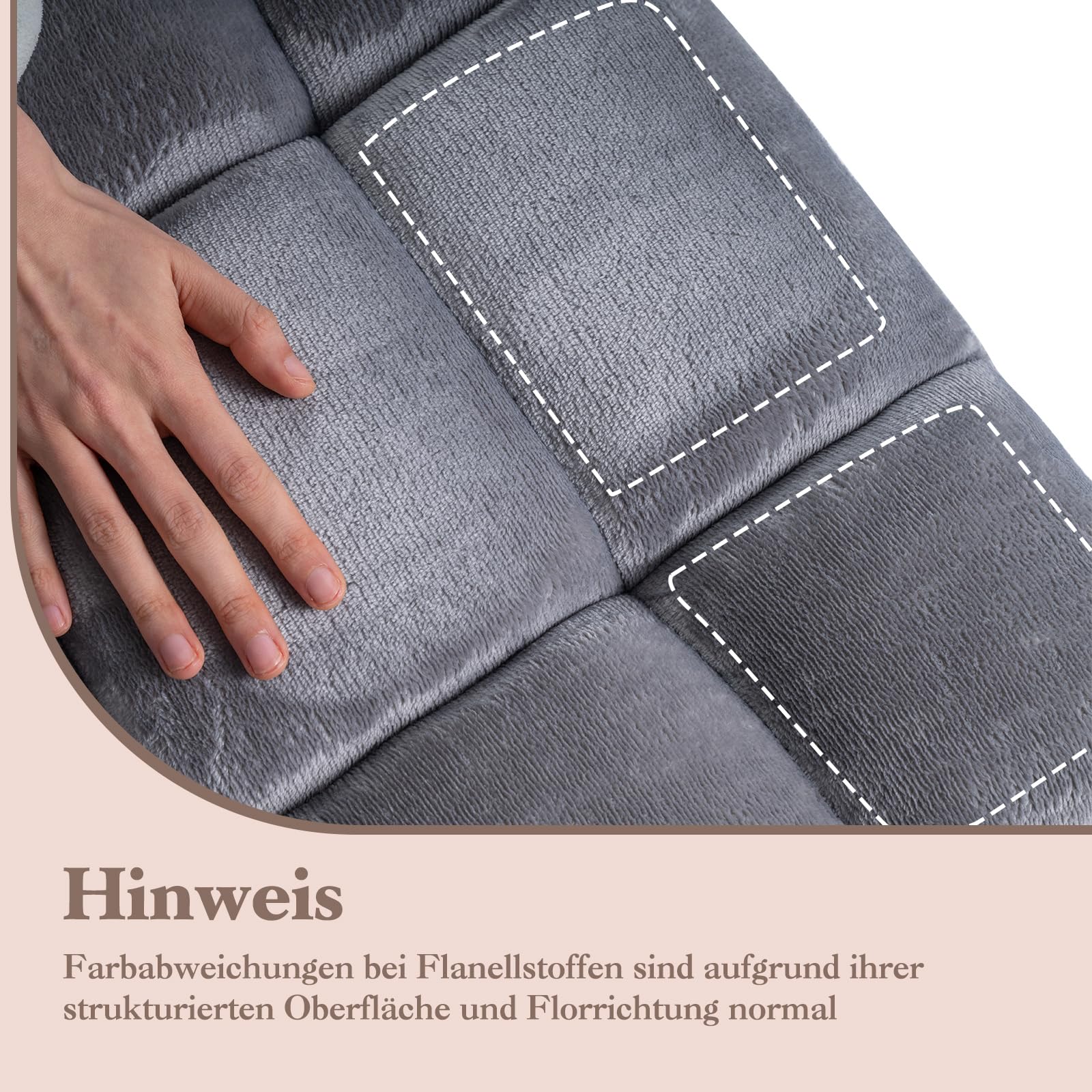 COSTWAY Bodenstuhl mit Verstellbarer Rückenlehne, Bodensessel gepolstert, Bodenkissen faltbar, Meditationsstuhl, Relaxsessel, Thaikissen für Freizeit, Meditation, Yoga (Grau)