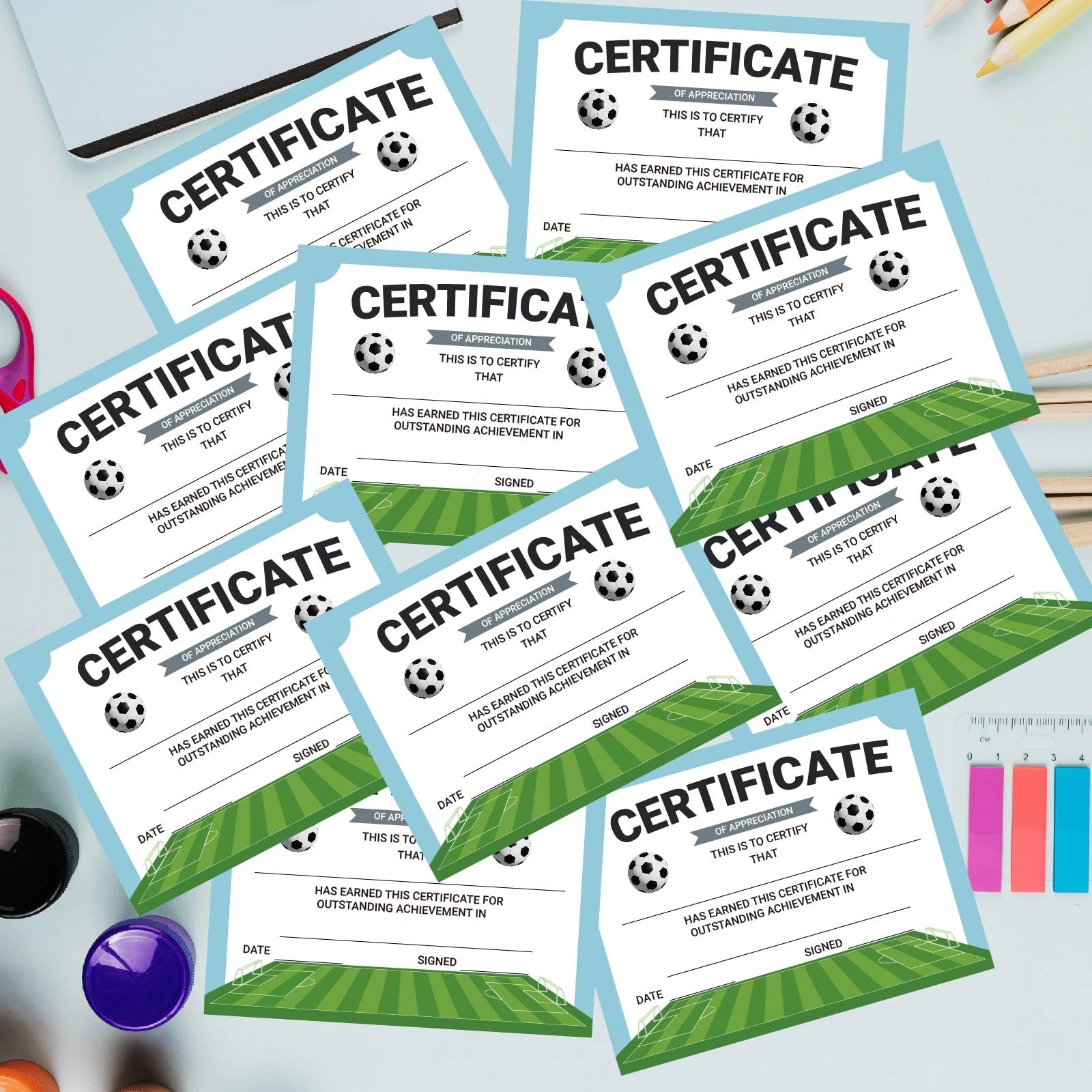 94 Pcs Student of Award Certificates End of School Year Superlatives Certificates Recognition Certificates of Achievement Graduation Birthday