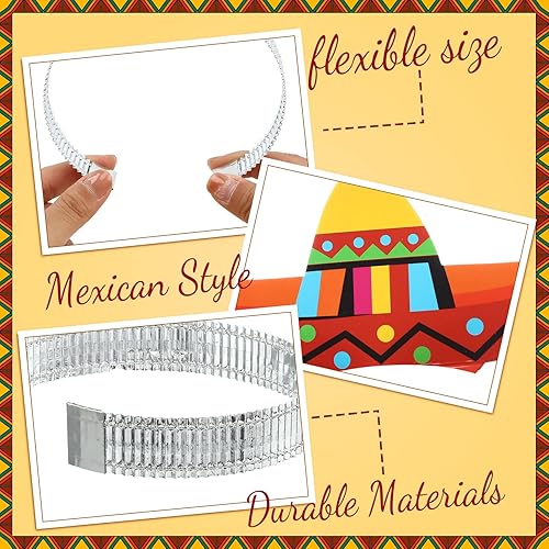 Miniatura 3 de Yunlly 60 sombreros de fiesta a granel Cinco De Mayo Sombreros Diademas 10 Estilos Coloridos Taco Diademas de Papel Fiesta Suministros Decoraciones