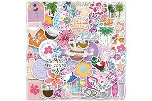 102PCS Coconut Girl Aesthetic Stickers: Cute VSCO Decals for Girls