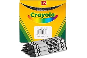 Crayola Bulk Black Crayons: The Indispensable Art Supply for Bold Strokes
