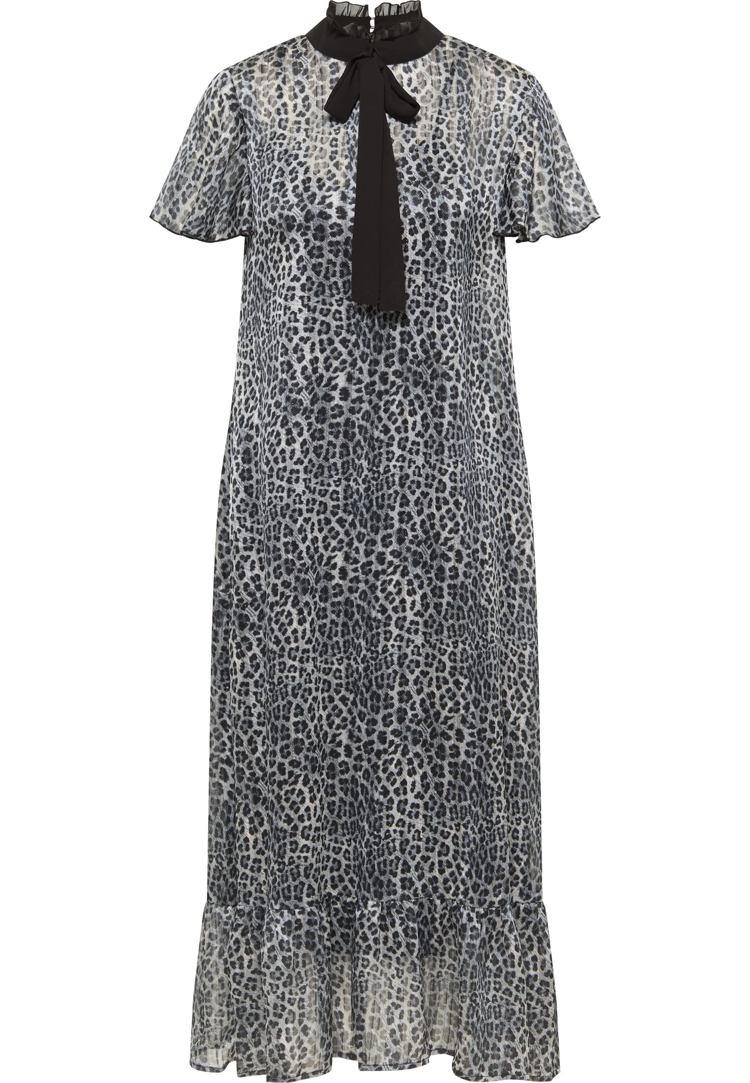 Robe midi léopard femme S LYNNEA vêtement imprimé tendance - 2