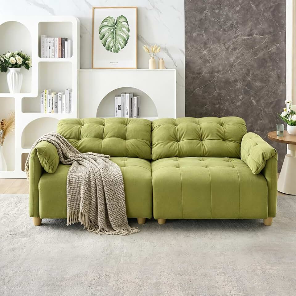 83.5'' Oversized Loveseat Couches, Comfy Deep Seat Cloud Sofa