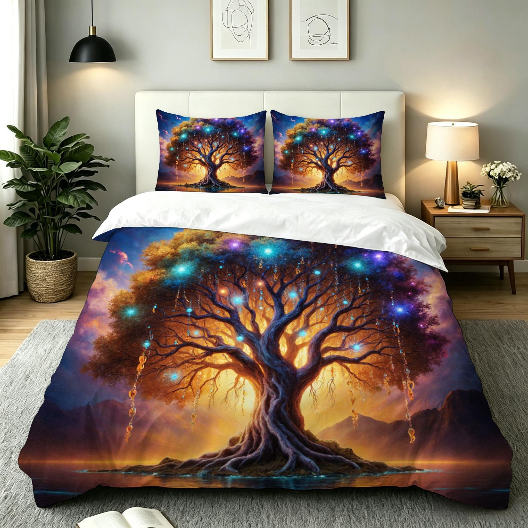 Housse de Couette 240x260 cm avec Fermeture Éclair pour Finir avec la Couette qui Glisse