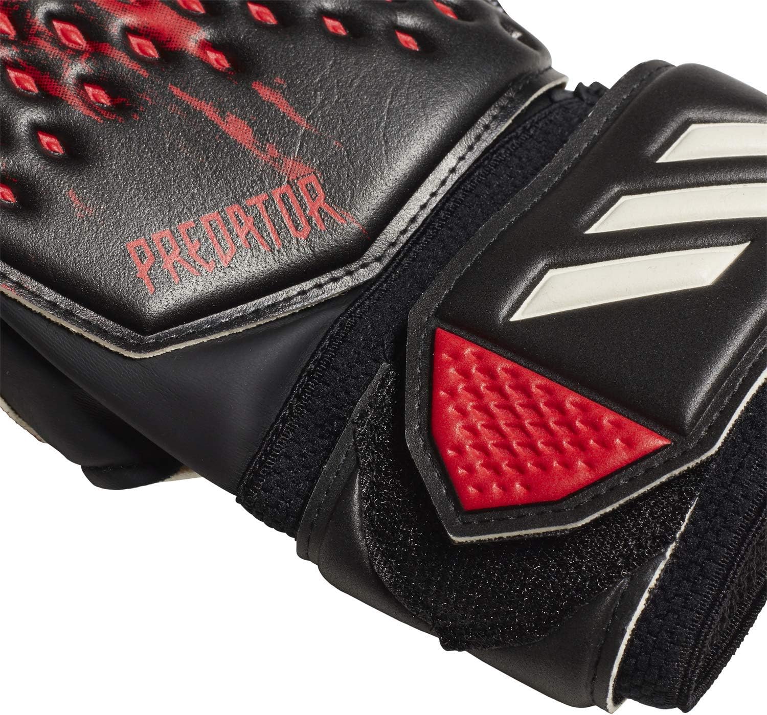adidas Unisex-Adult Soccer Match Fingersave Goalie Gloves, Predator 20