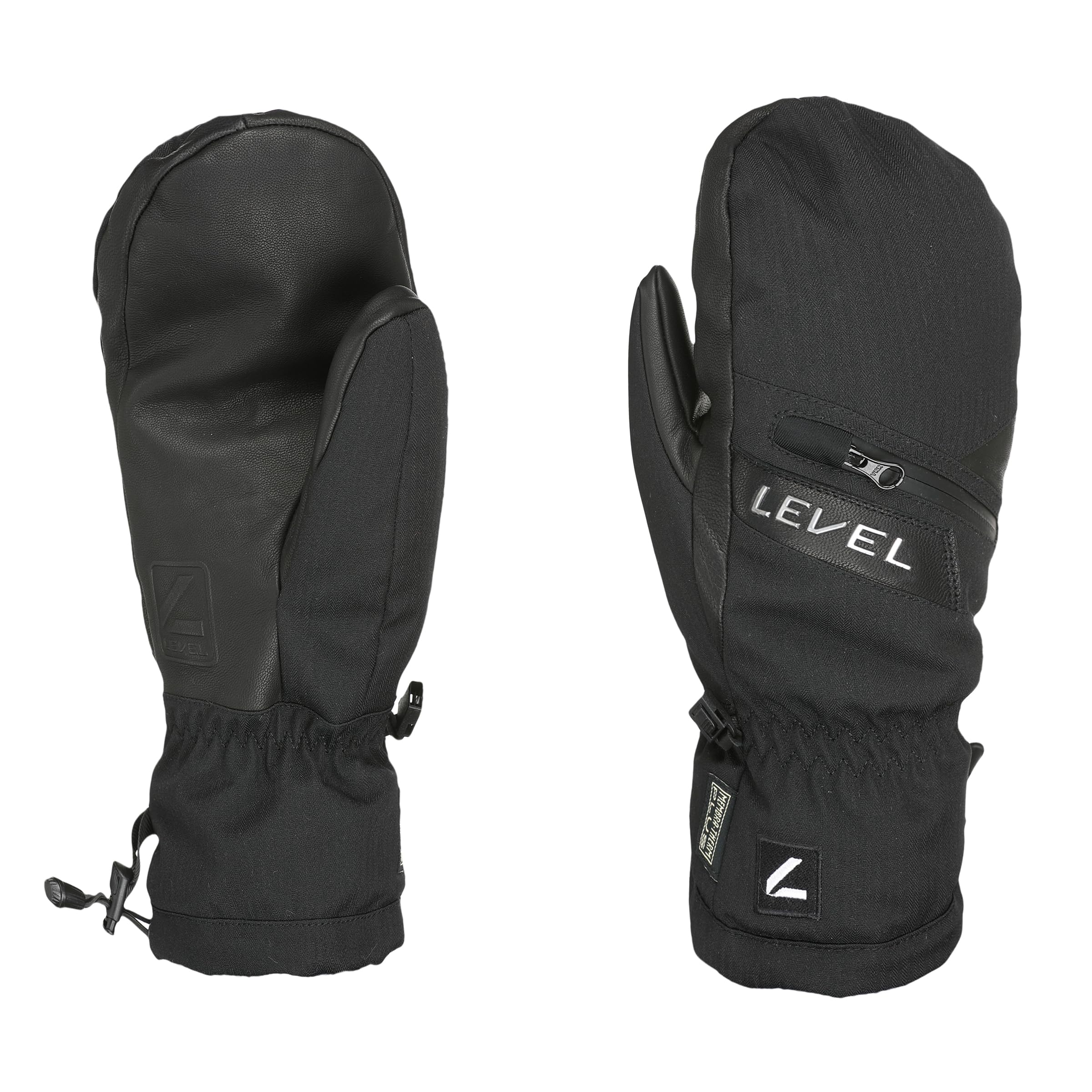 Level Switchback Mitt - Moffole Snowboard e Sci Uomo, Guanti Invernali Uomo con Polsino e Tasca, Guanti Termici Protettivi Impermeabili e Traspiranti Ideali sulla Neve e nella Stagione Fredda, 1 Paio