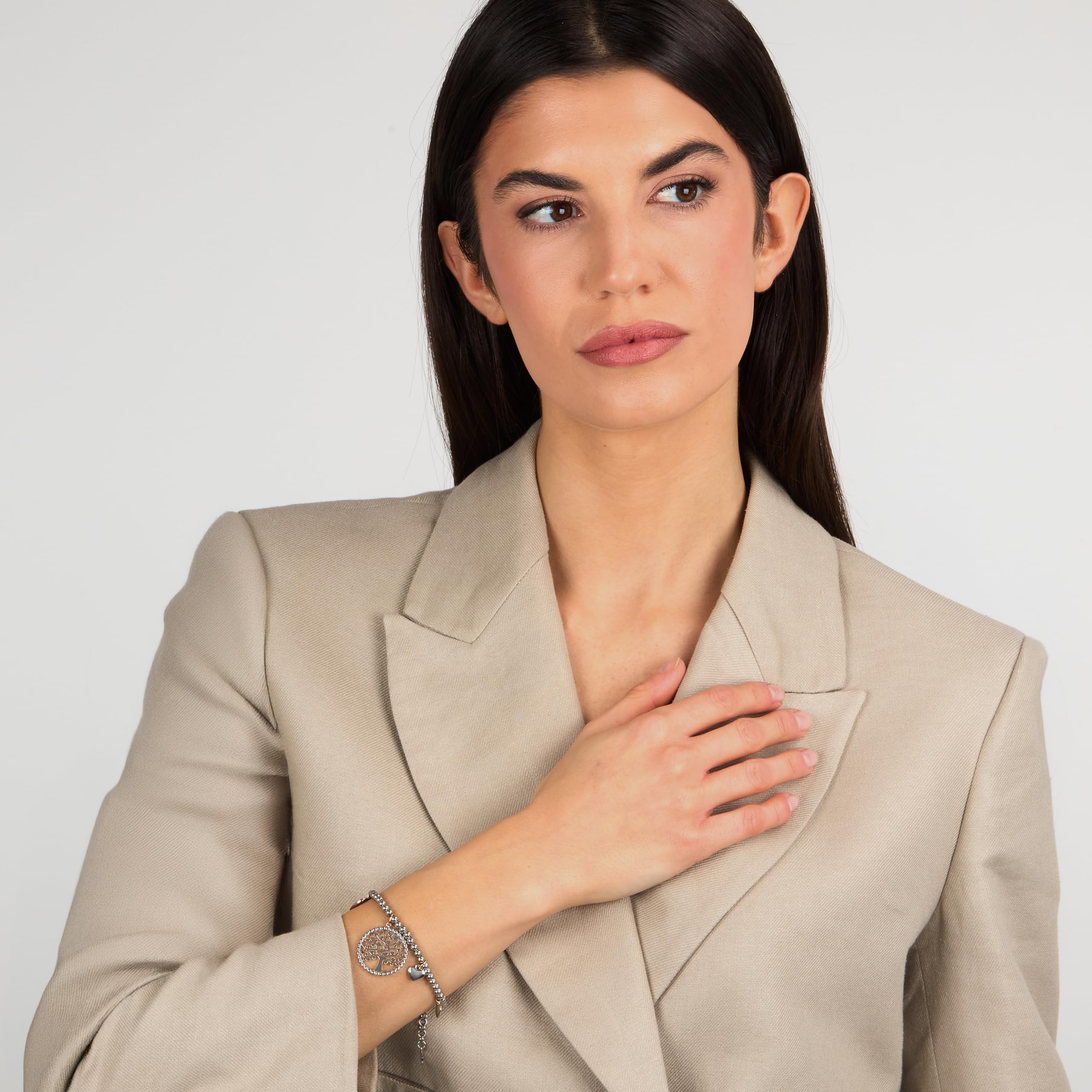 Morellato Bracciale da donna, Collezione Talismani, in acciaio, Albero della Vita, Idee Regalo Donna - SAQE13