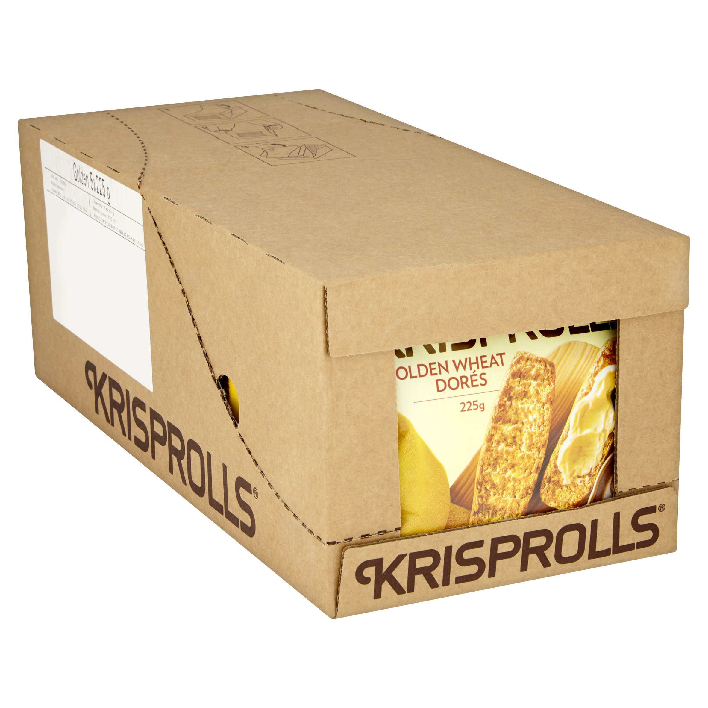 Pagen Krisprolls Dores di grano dorato, (5x225g)