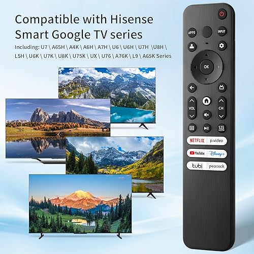 Miniatura 2 de Universal para VIZIO-Smart-TV Control remoto de repuesto XRT140Paquete de 2