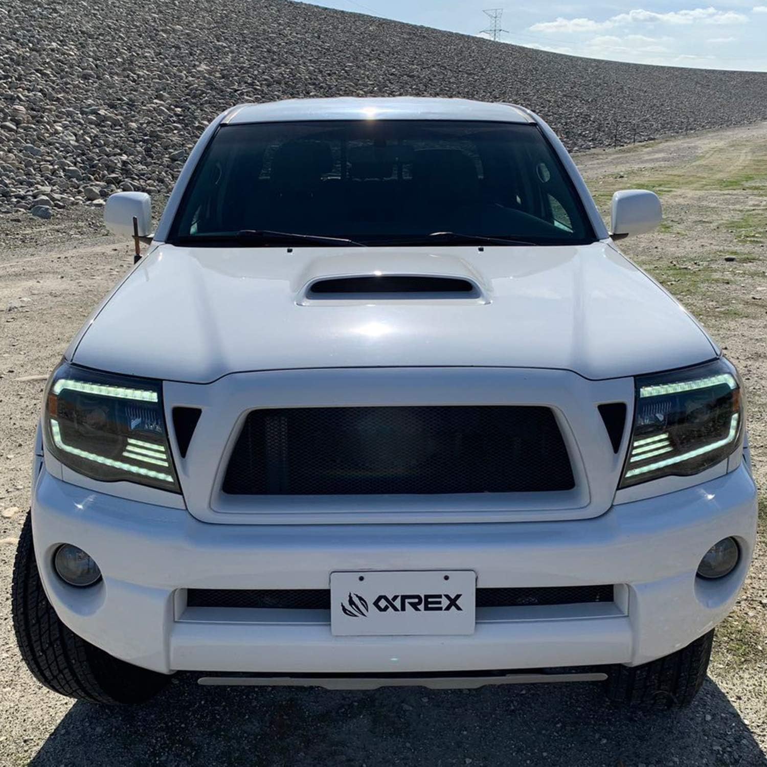 MODIFY STREET Alpharex Pro-Series Black For 05-11 Tacoma Projector Headlights left right assembly replacement