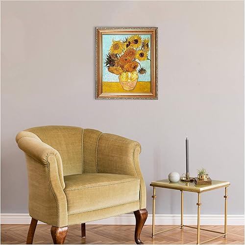 Miniatura 148 de A&T ARTWORK The Starry Night de Vincent Van Gogh. Tamaño del marco: 36 x 30 pulgadas, tamaño de la imagen: 30 x 24 pulgadas, reproducciones clásicas