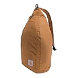 Durable Sling Bag, Crossbody Backpack with Side Release Buckle, Tablet Sleeve and Adjustable Strap, Carhartt Brown