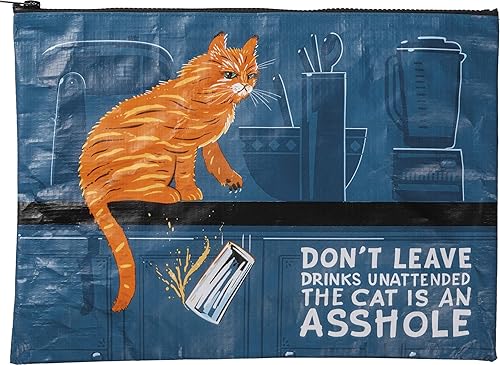 Carpeta con cremallera - No dejes bebidas desatendidas