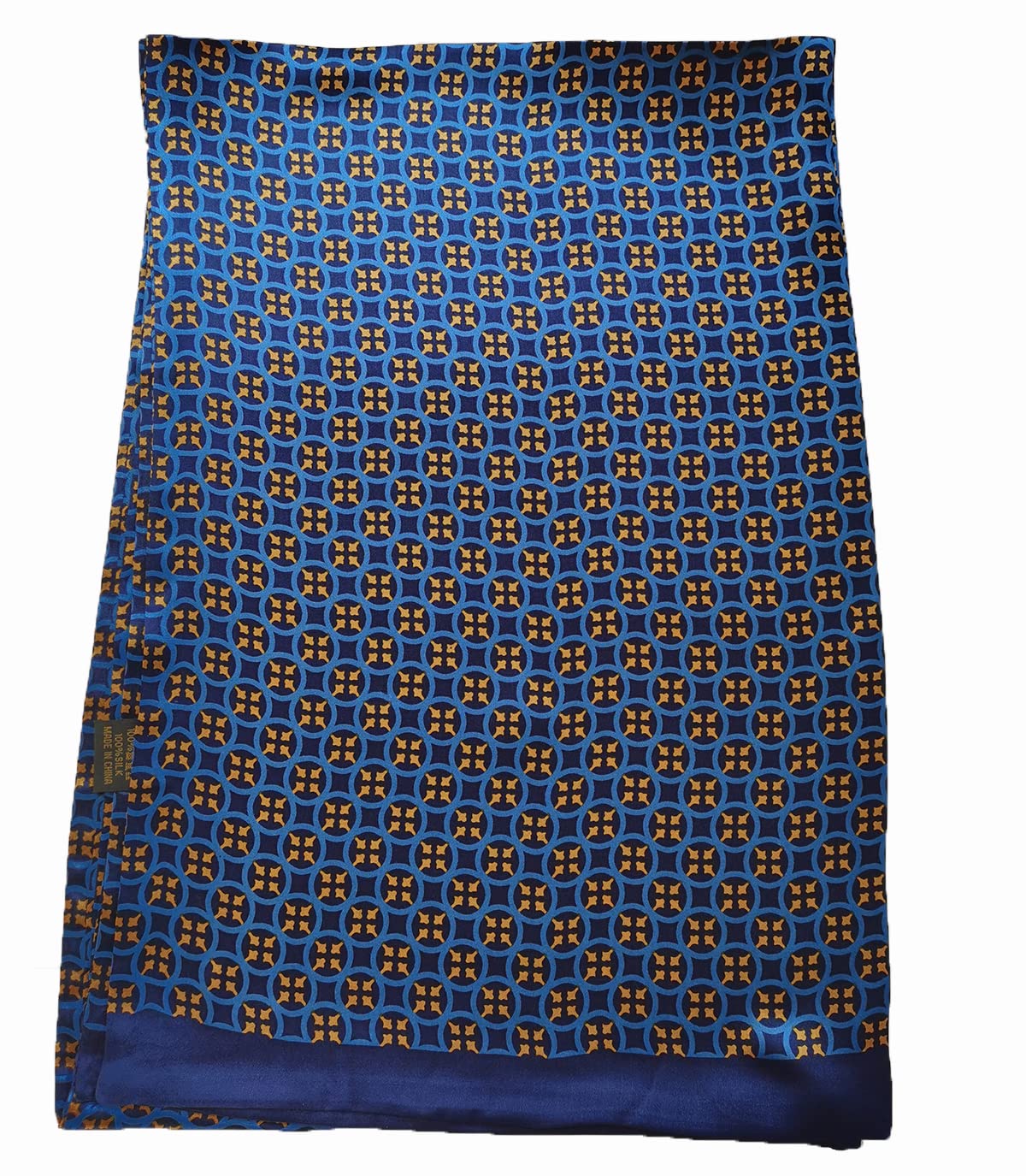 Foulard da uomo in 100% seta, doppio strato, alla moda, formale, casual, business