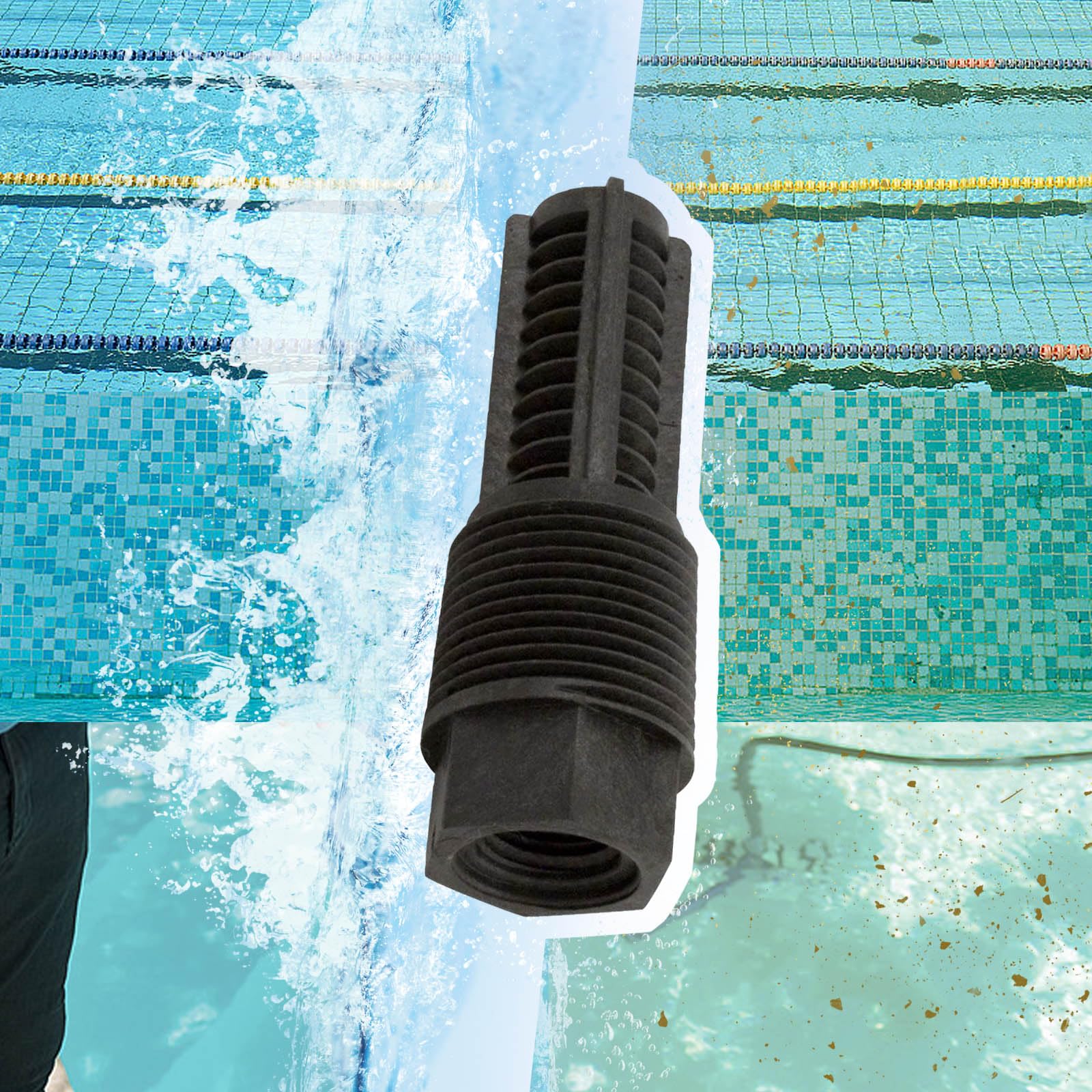 Rubinetto Scarico della Sabbia da 3/4 Pollici, Raccordo filettato Maschio, Raccordo per Filtro a Sabbia per Piscina TR140, TR50, TR60, TR100