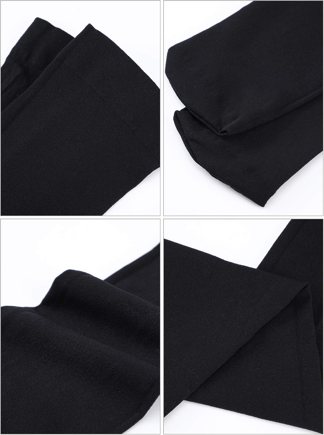 Boao 4 Pairs Women's Silk Thigh High Stockings Nylon Over Knee Sheers for Women Halloween Cosplay Party Tights Accessory