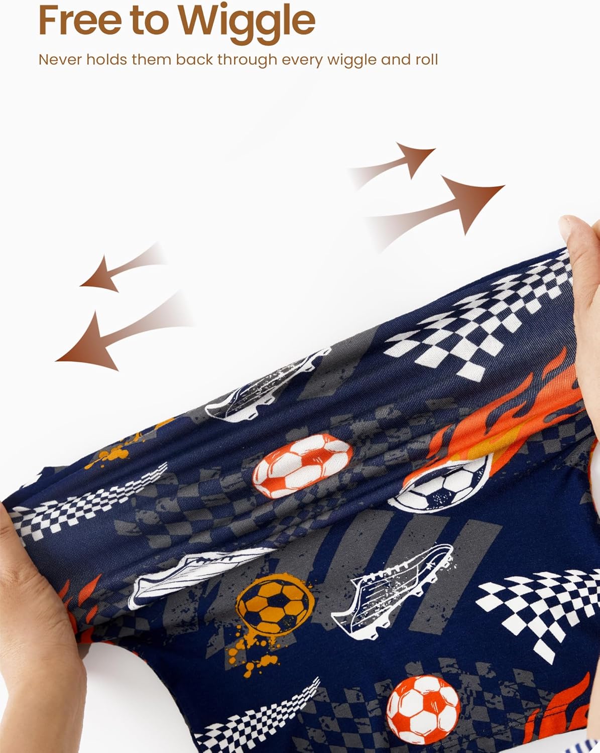 PATPAT Bamboo Viscose Pajamas Sets for Boys Girls Kids Toddler, 3 Pack Shorts & Pants Sleepers, Ultra-soft Snug Fit Pjs 2-12Y - Image 5