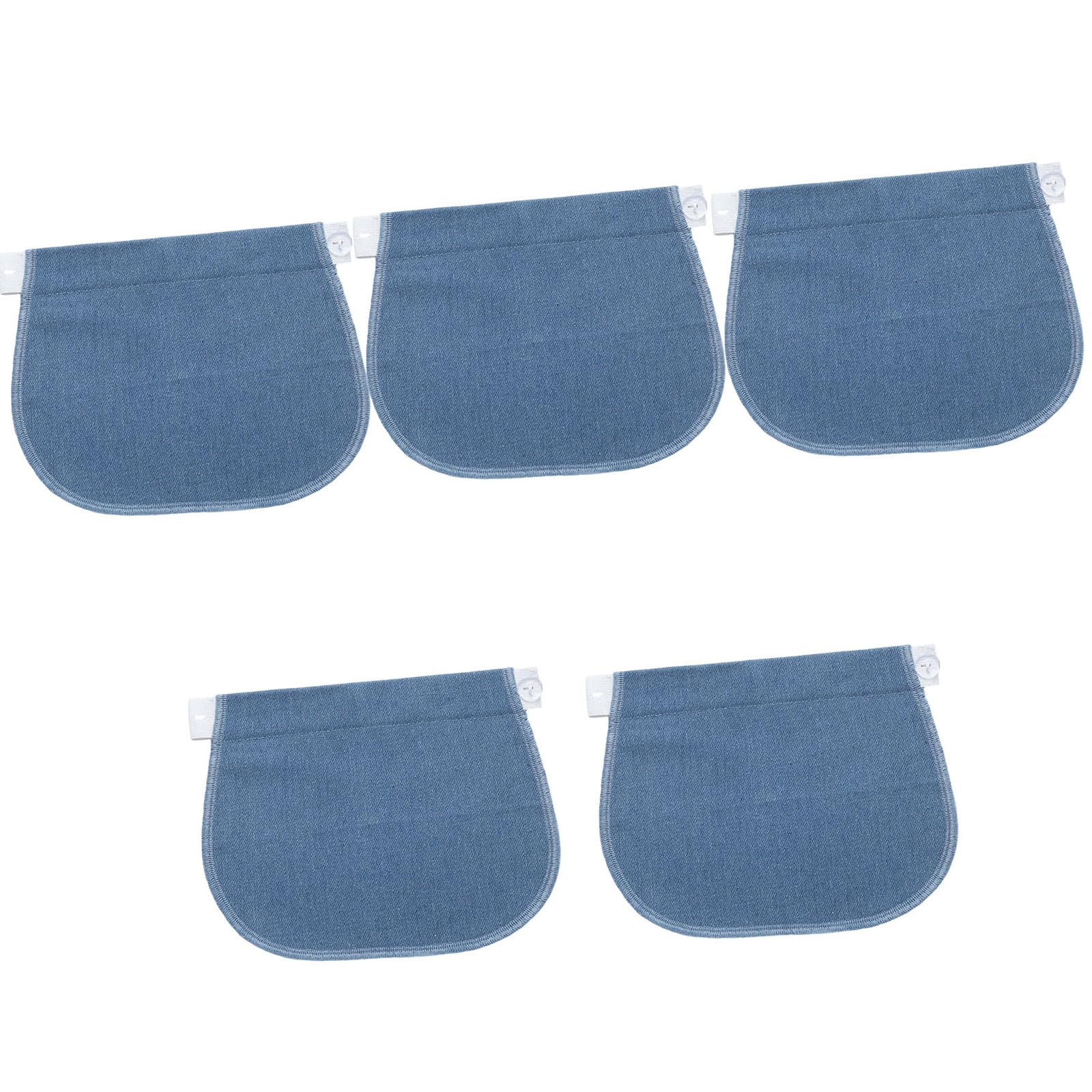 Fabric Maternity Belt Adjustable Waistband Extension for Pregnant Women Daily Wear Pants Waist Elongator Soft Fabric Band Pregnancy for Comfortable Button Permanent Elongator Easy Installion Maternity