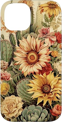 Miniatura 4 de Funda para iPhone 1212 Pro Western Boho Leopard Sunflowers Cactus Rodeo Cowgirl